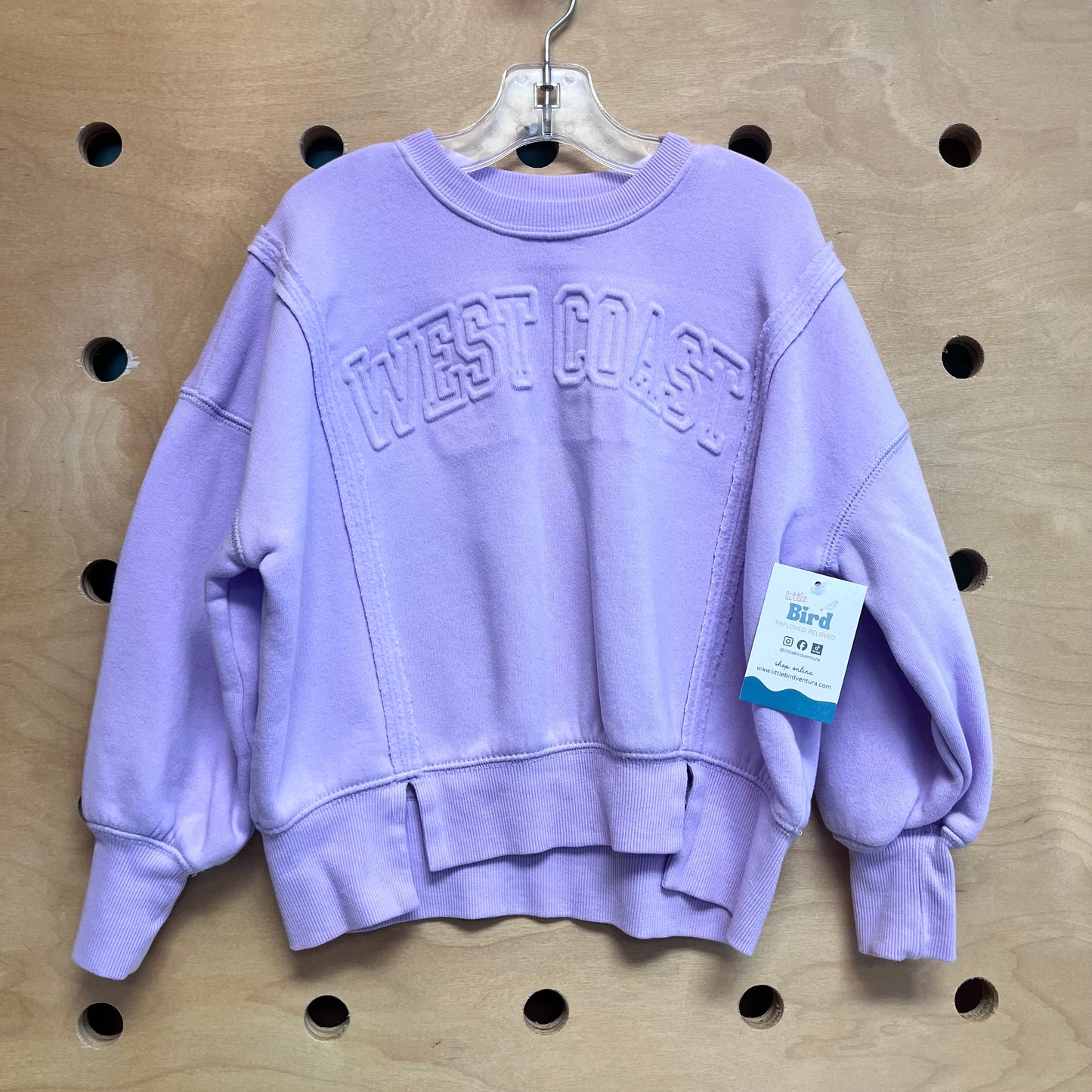 Lavender Puff Print West Coast Pullover