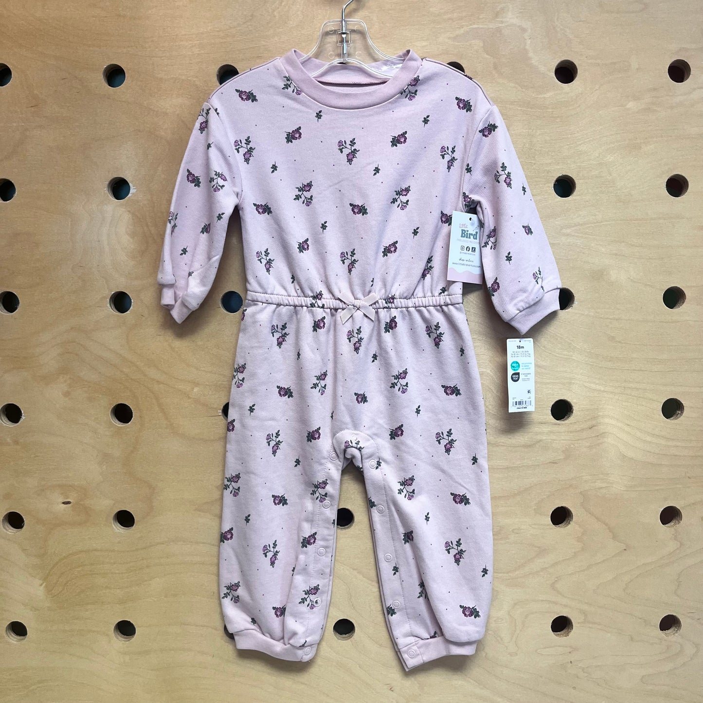 Pink/Purple Floral Romper NEW!