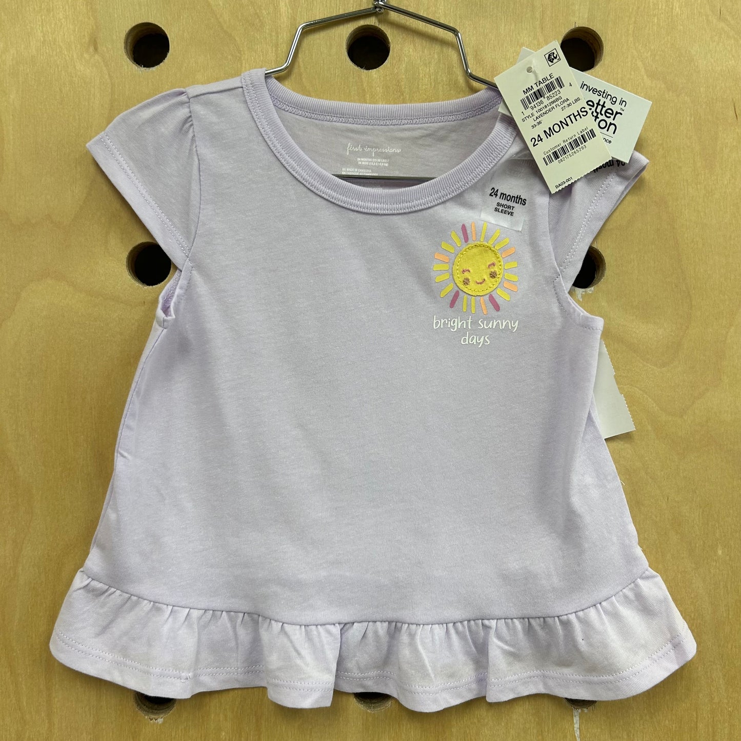 Lavender Sunny Days Tee NEW!