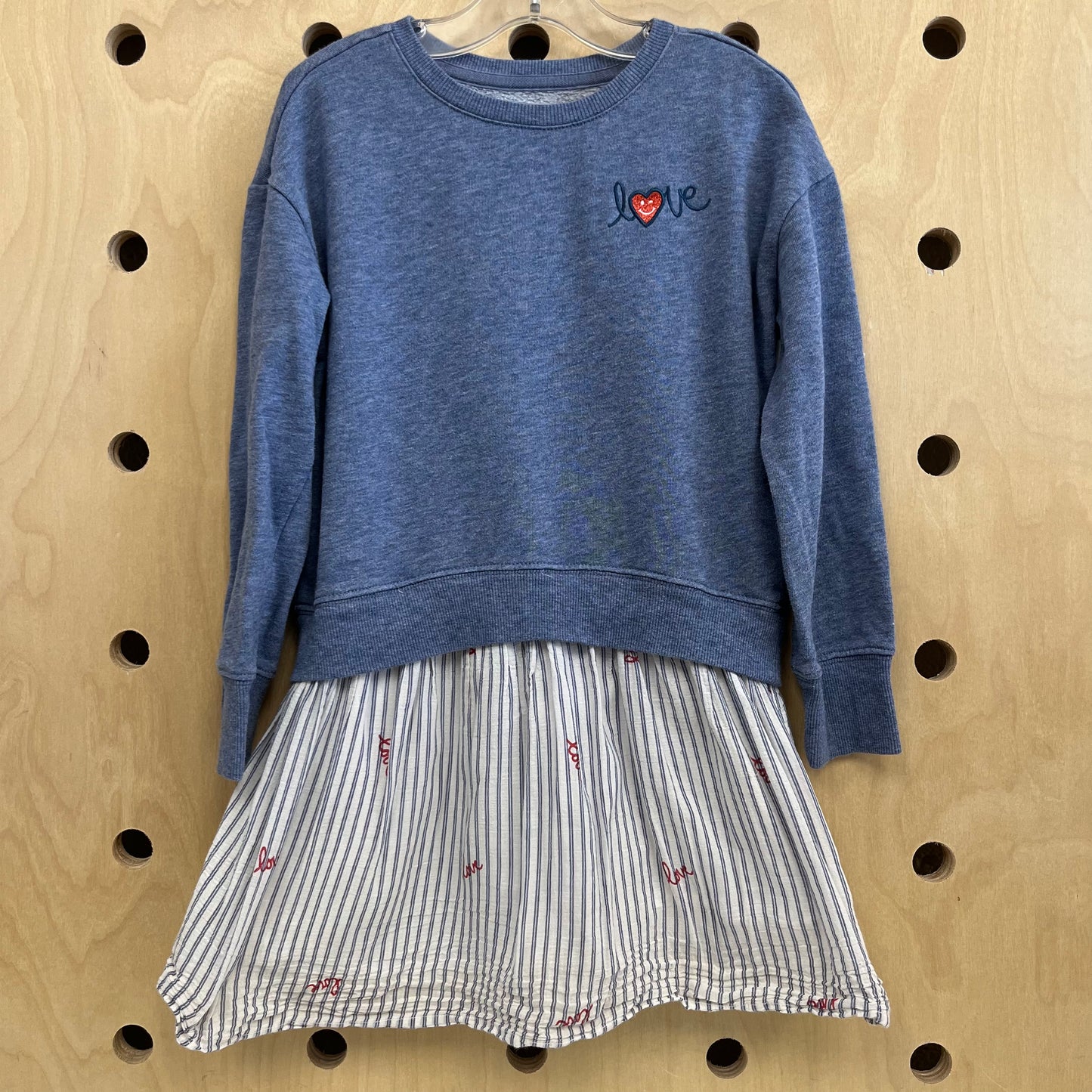 Blue Love Fleece Dress