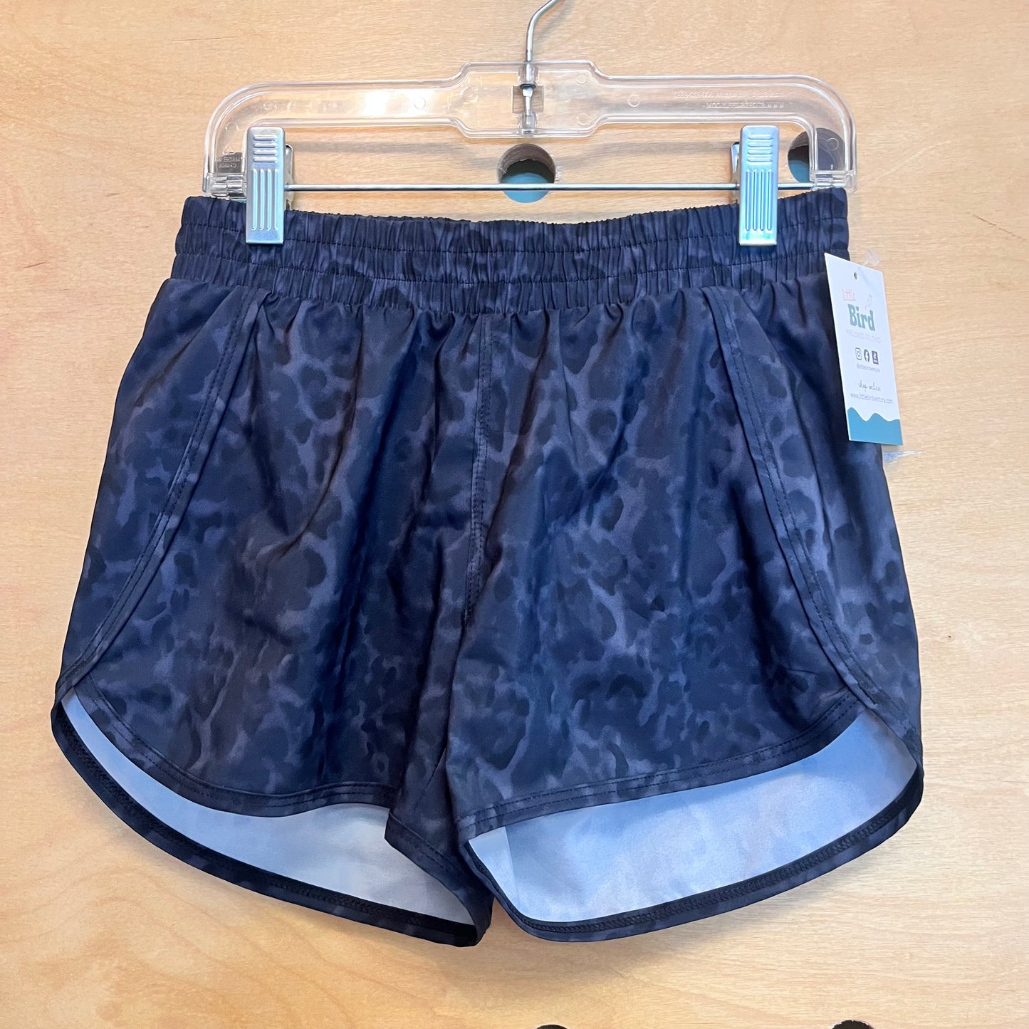 Black Cheetah Athletic Shorts