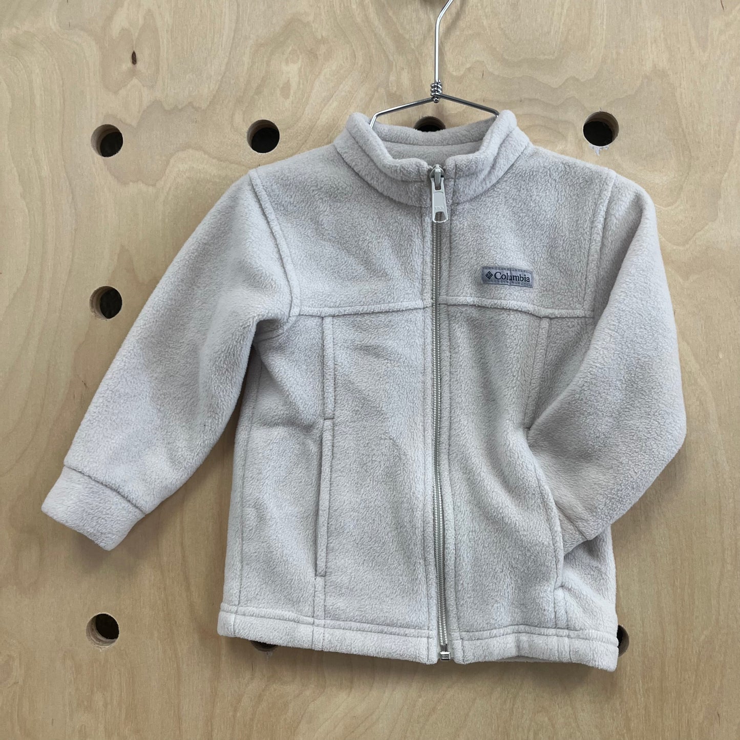Taupe Fleece Zip Up