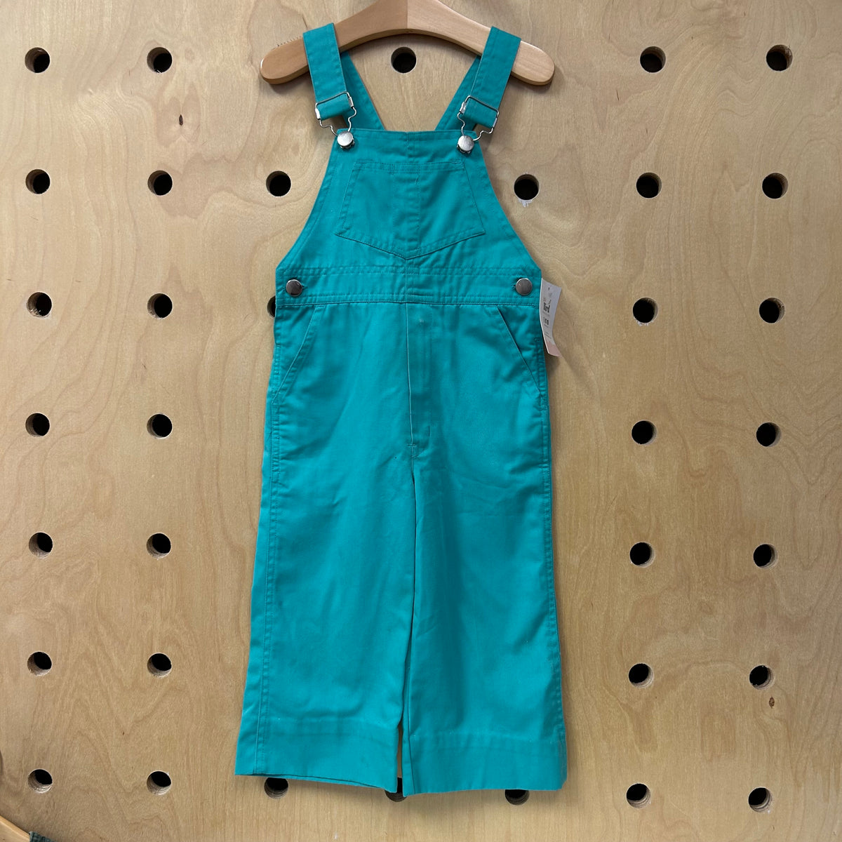 Toddletime JC Penny Teal Overalls