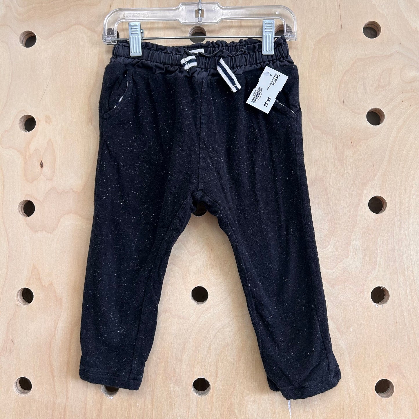 Black Sparkle Soft Pants