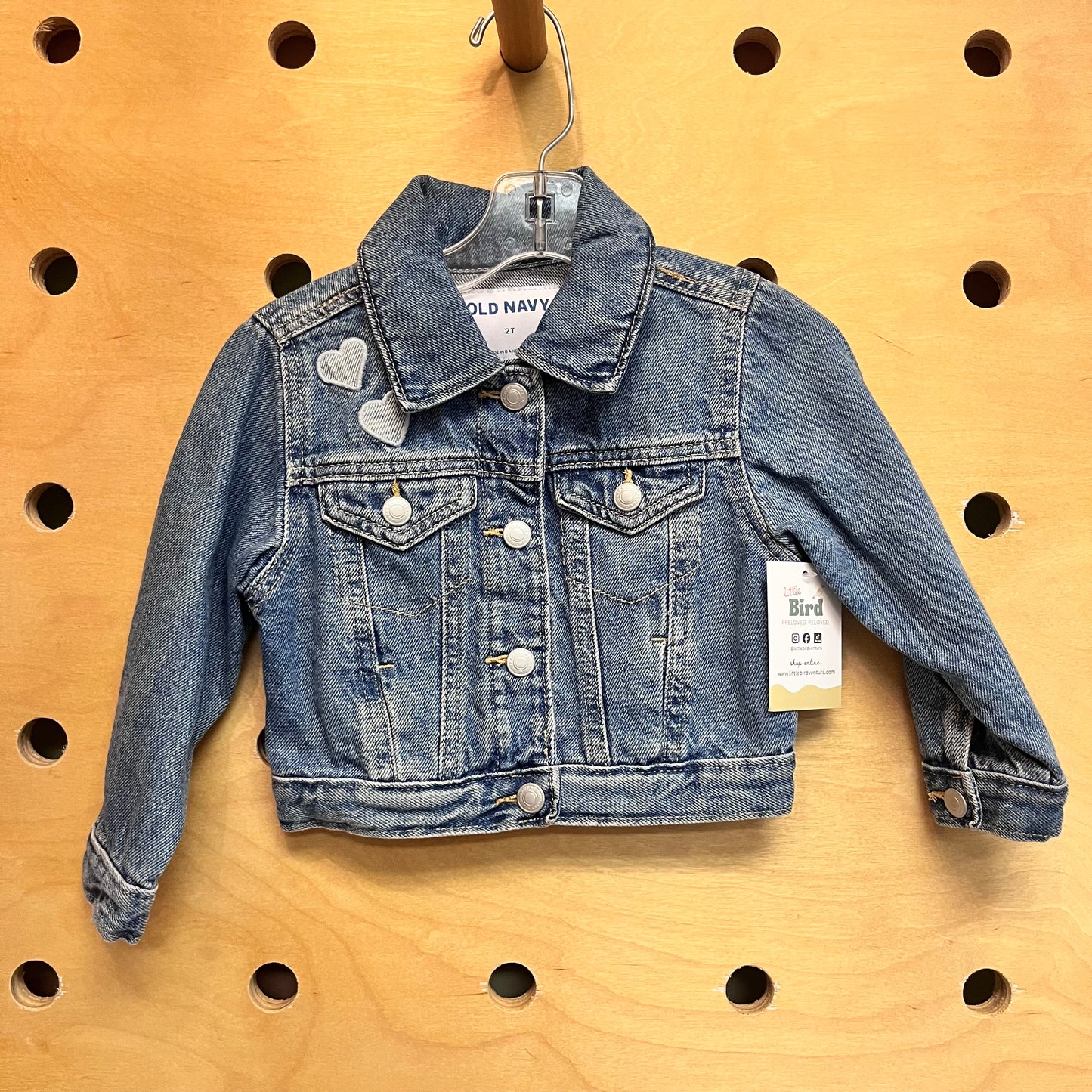 Heart Patch Denim Jacket