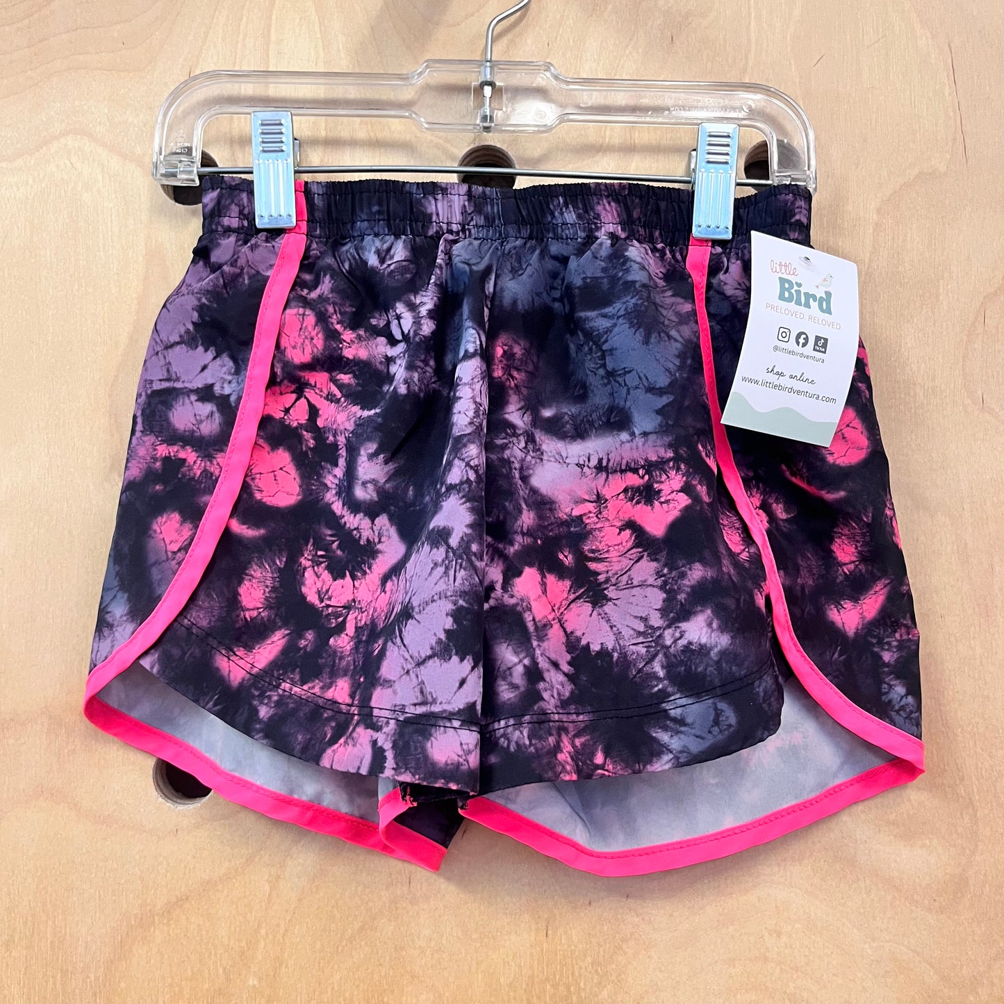 Black/Pink Active Shorts