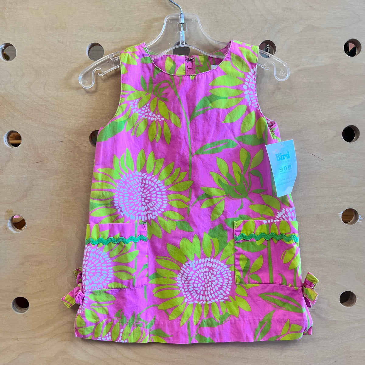 Pink/Yellow Floral Dress