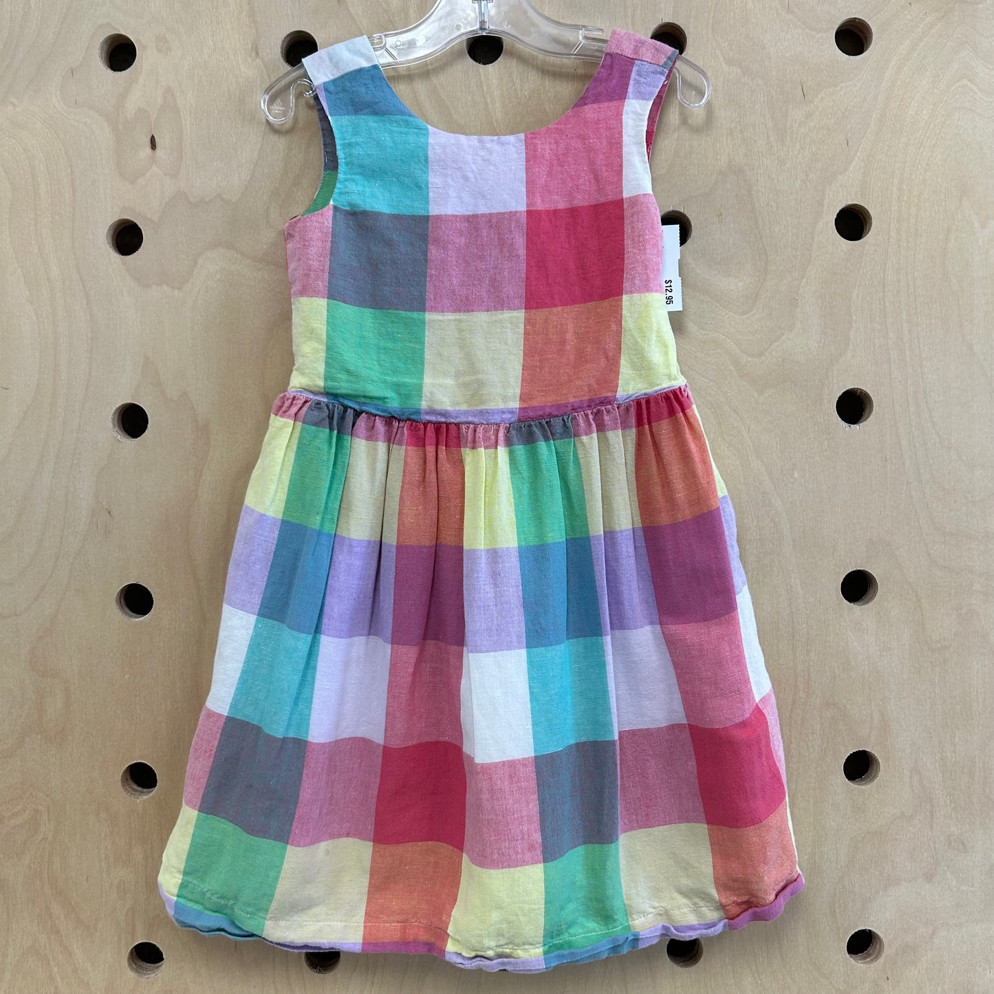 Rainbow Plaid Dress