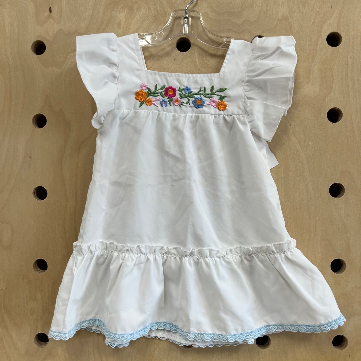 White Embroidered Dress
