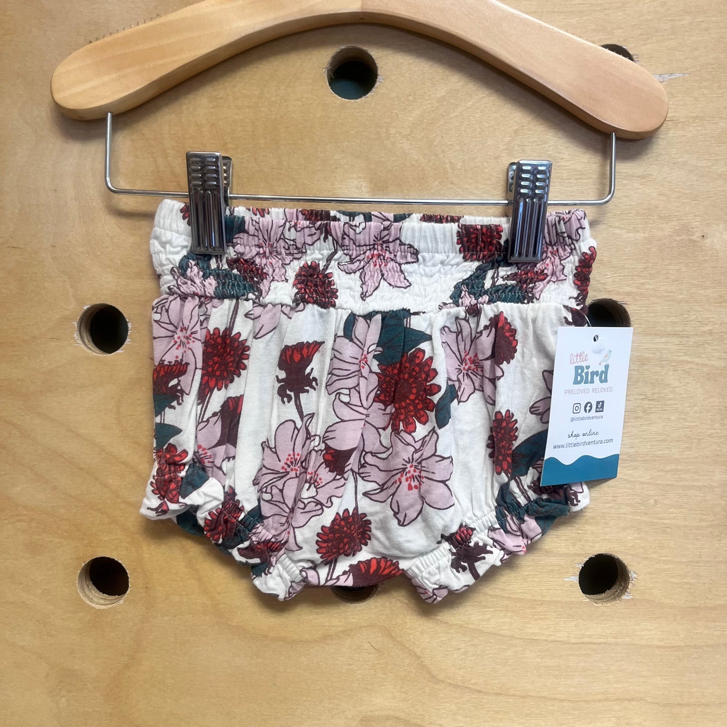 Pink/Red Floral Bamboo Bloomers