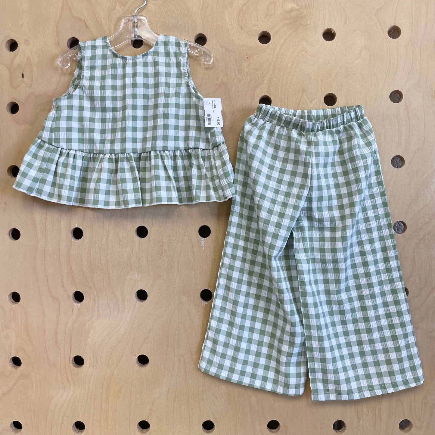 Green Checkered Outfit