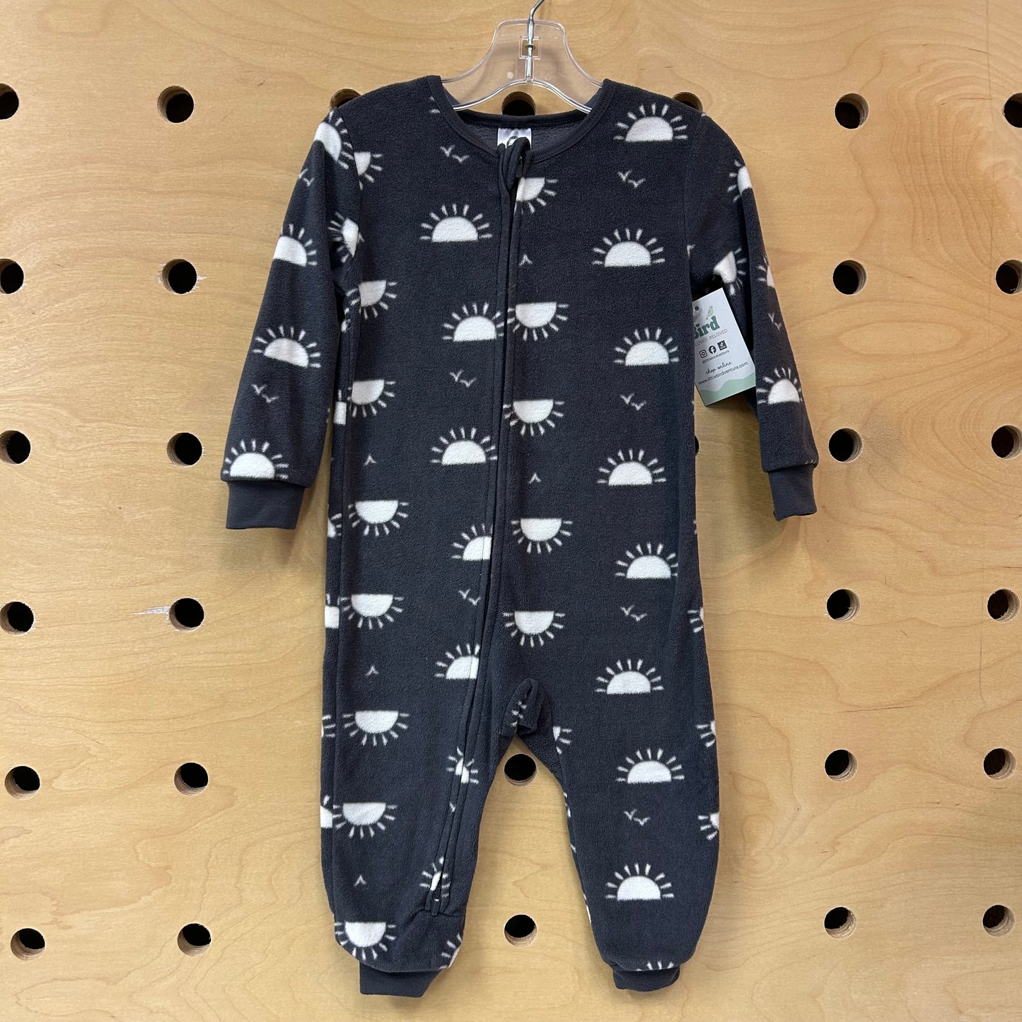Grey Fleece Suns Zippy