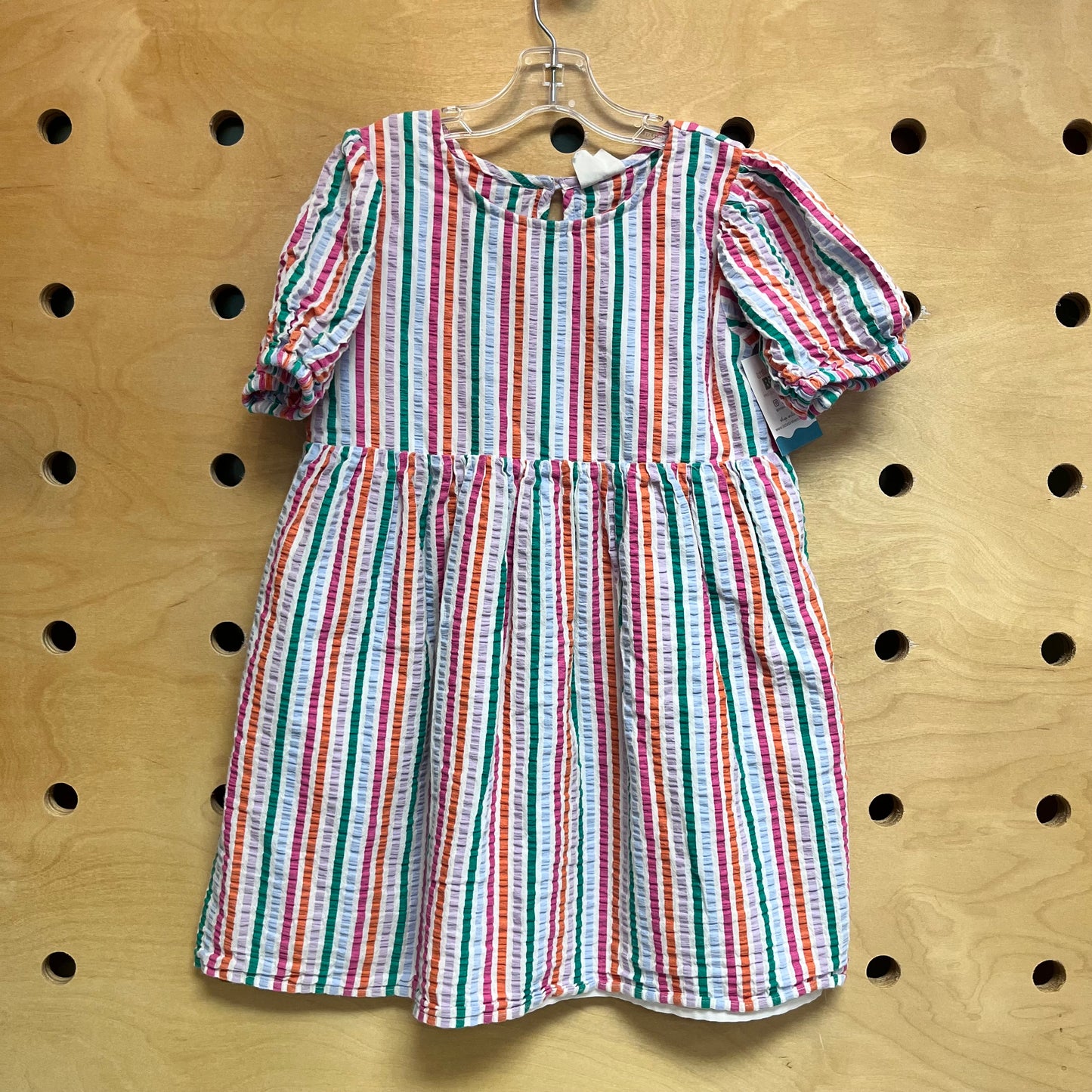 Striped Seersucker Dress