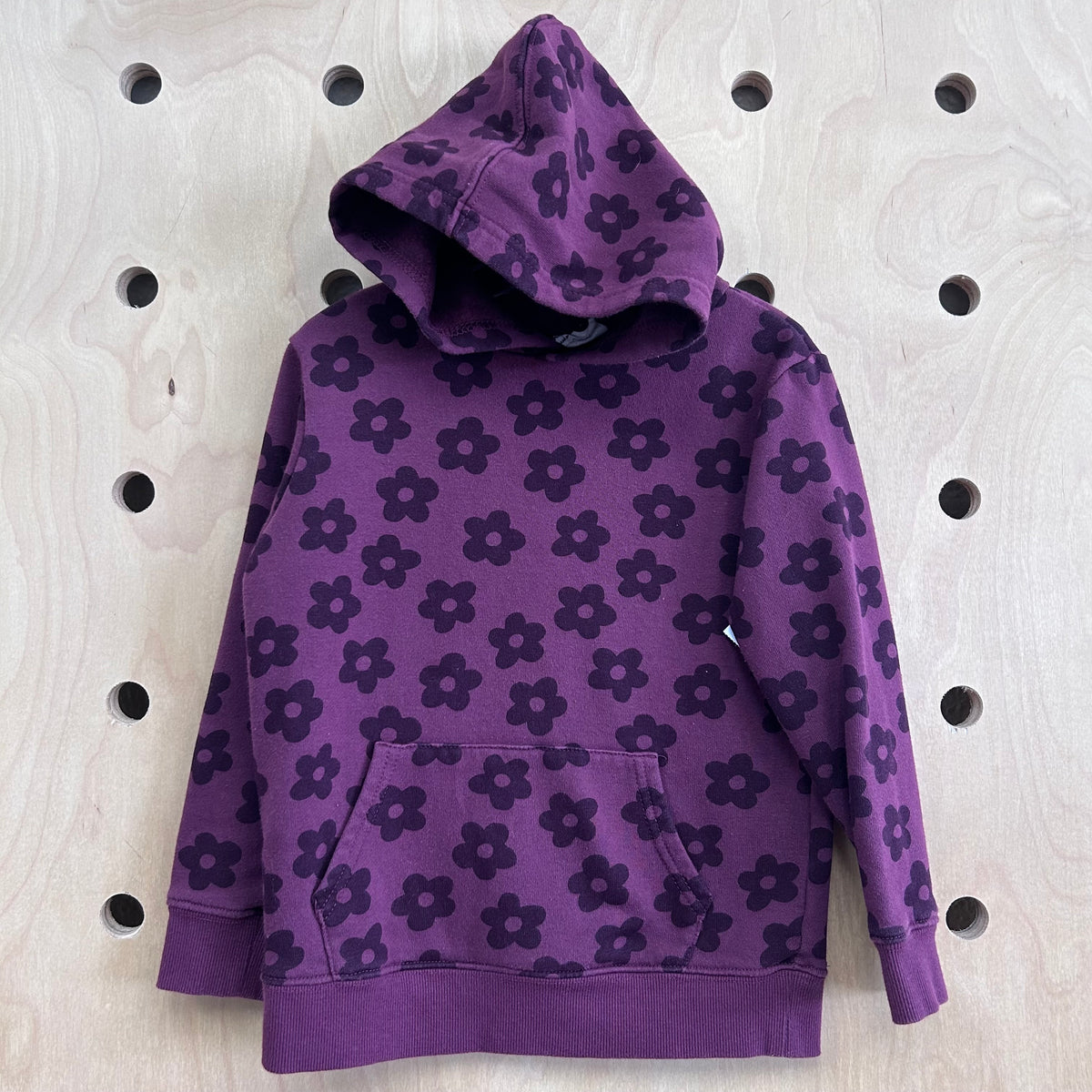 Plum Floral Hoodie
