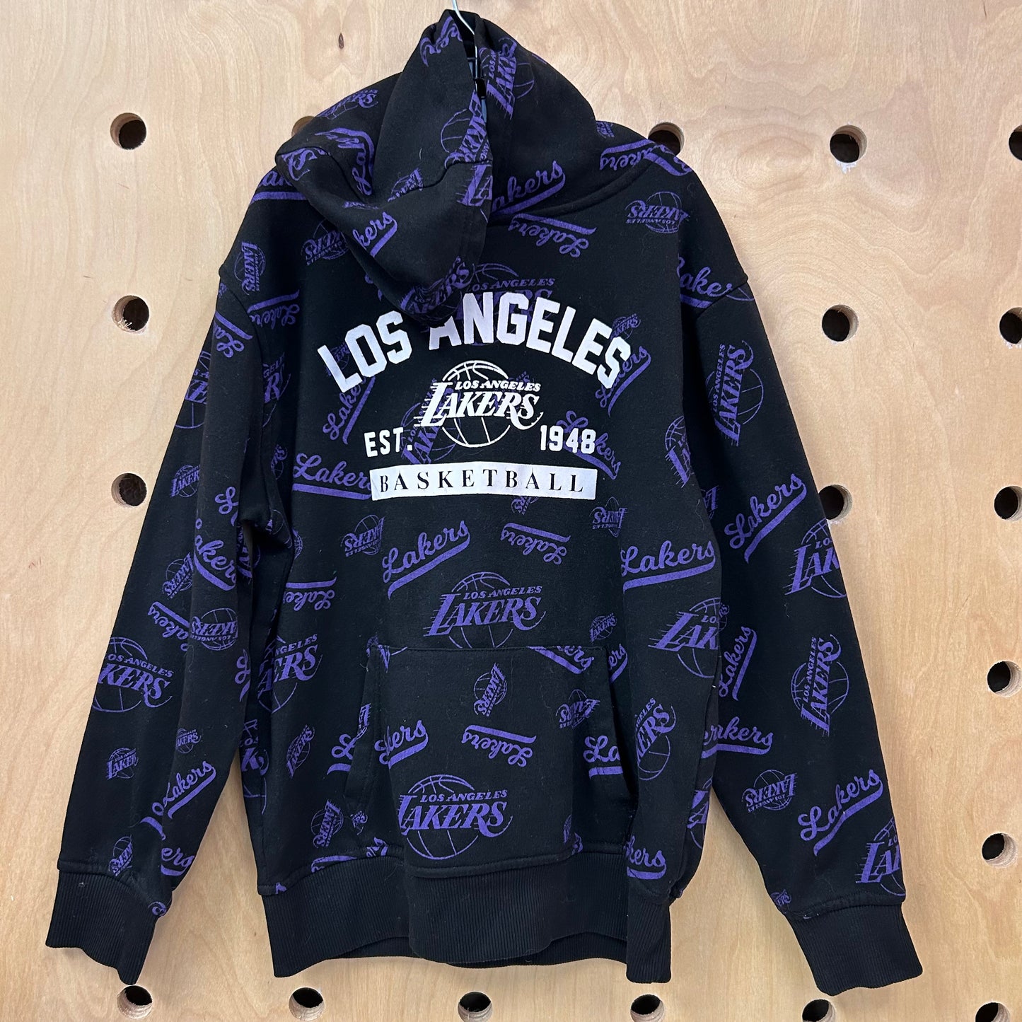 Black + Purple Lakers Hoodie