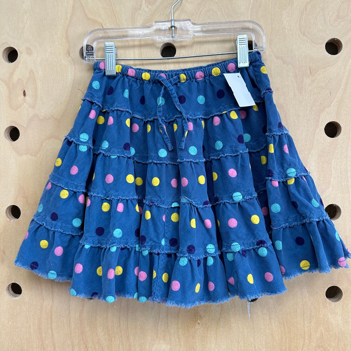 Blue Polka Dot Skirt