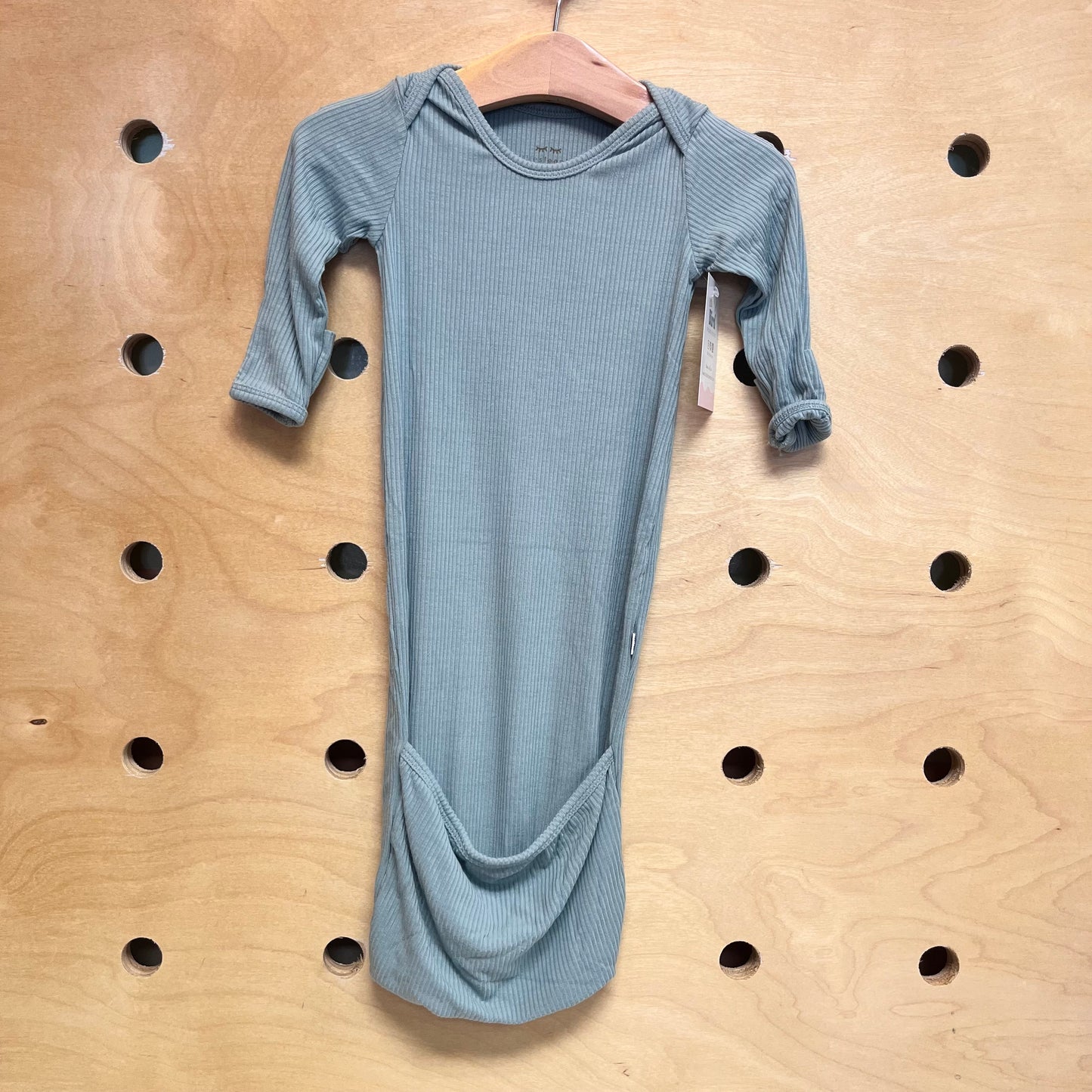 Green Ribbed LunaLuxe Bamboo Sleep Sack