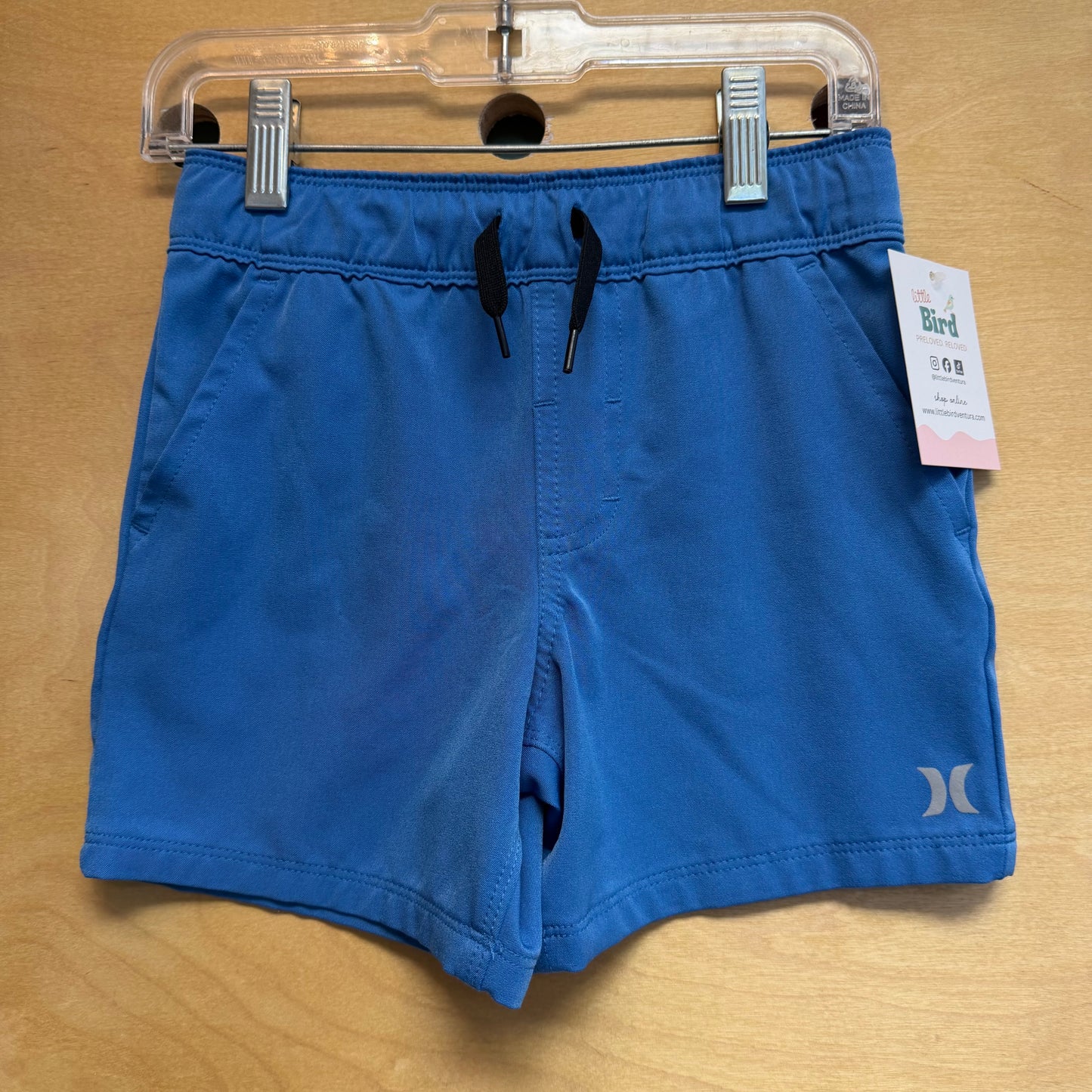 Blue Drawstring Shorts