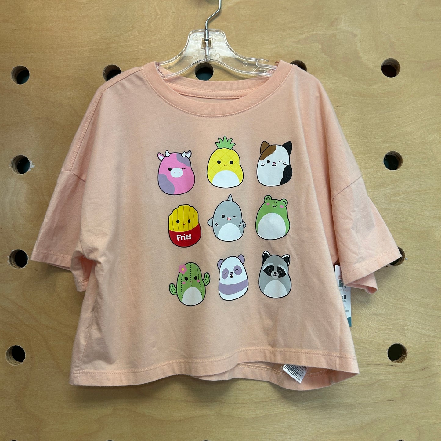 Peach Squishmallows Boxy Crop