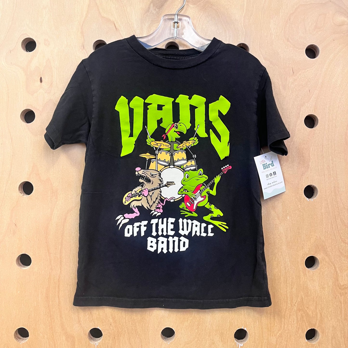 Black Off the Wall Band Tee