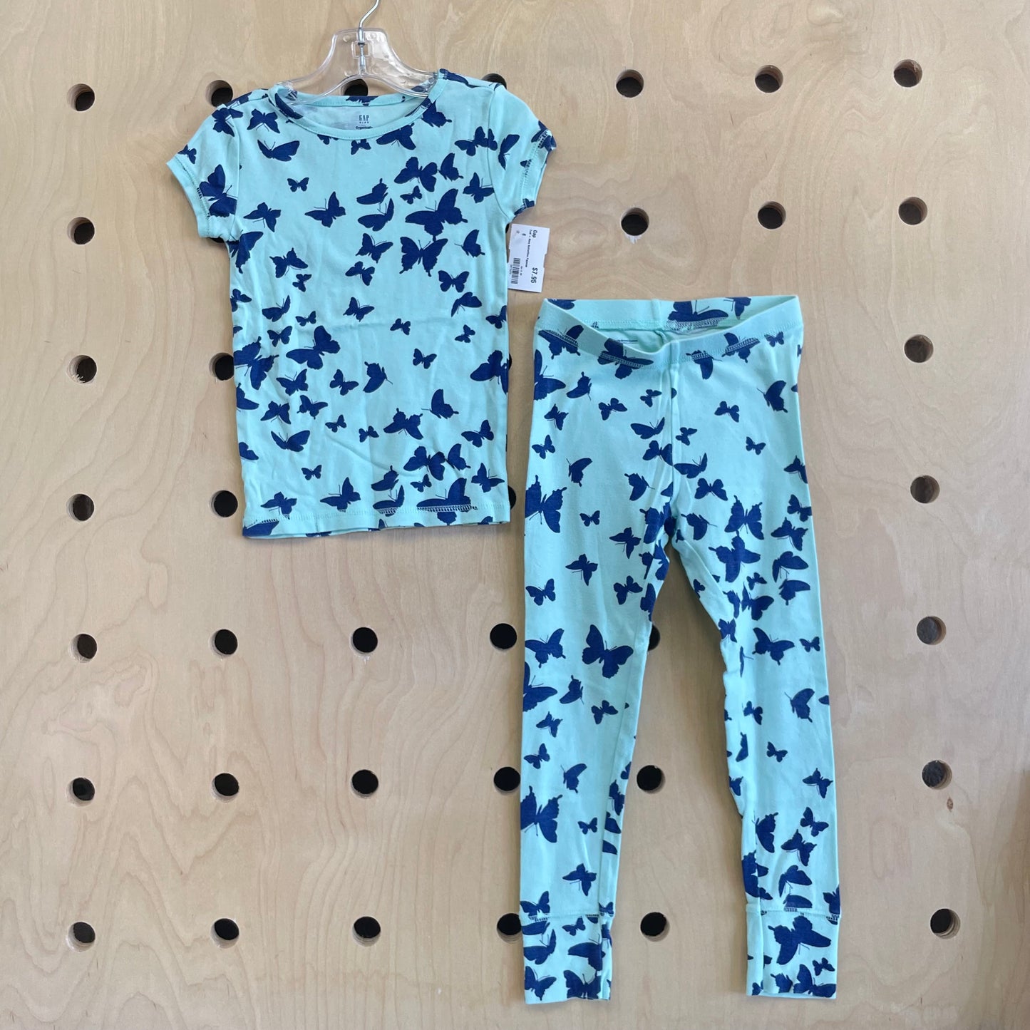 Teal + Navy Butterflies Pajamas