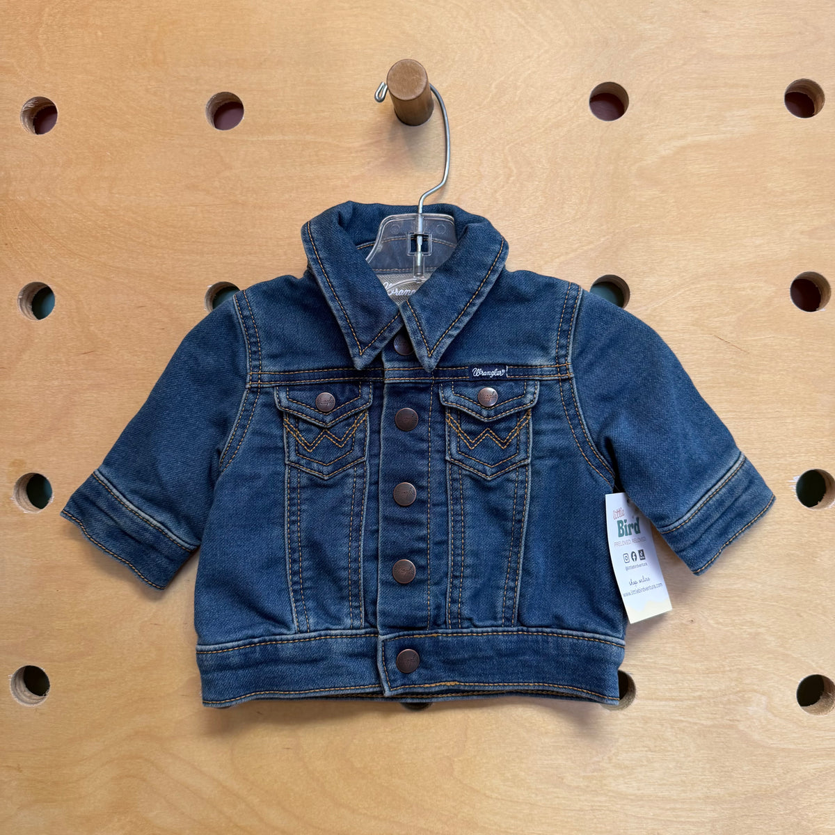 Soft Denim Snap Jacket