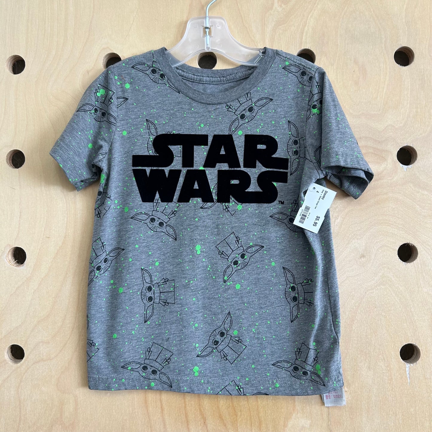 Grey + Green Grogu Tee
