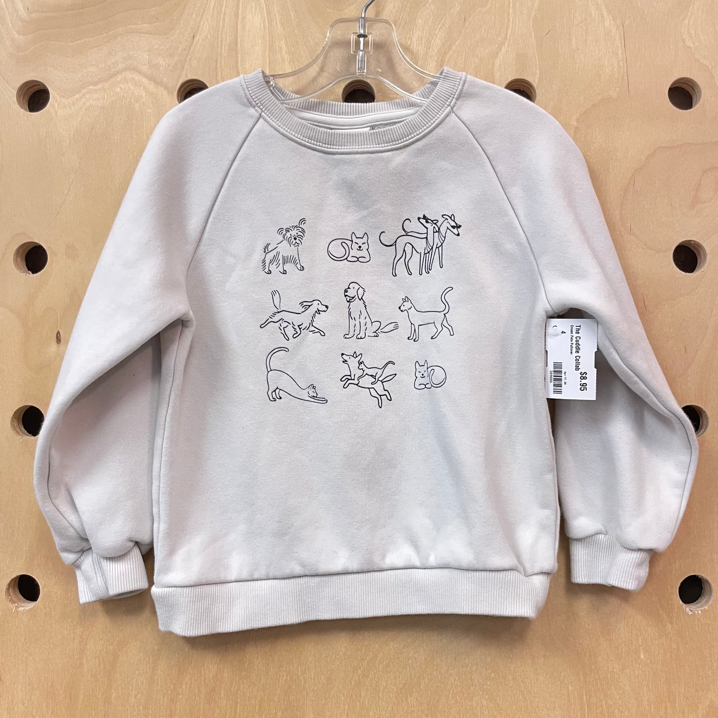 Cream Pets Pullover