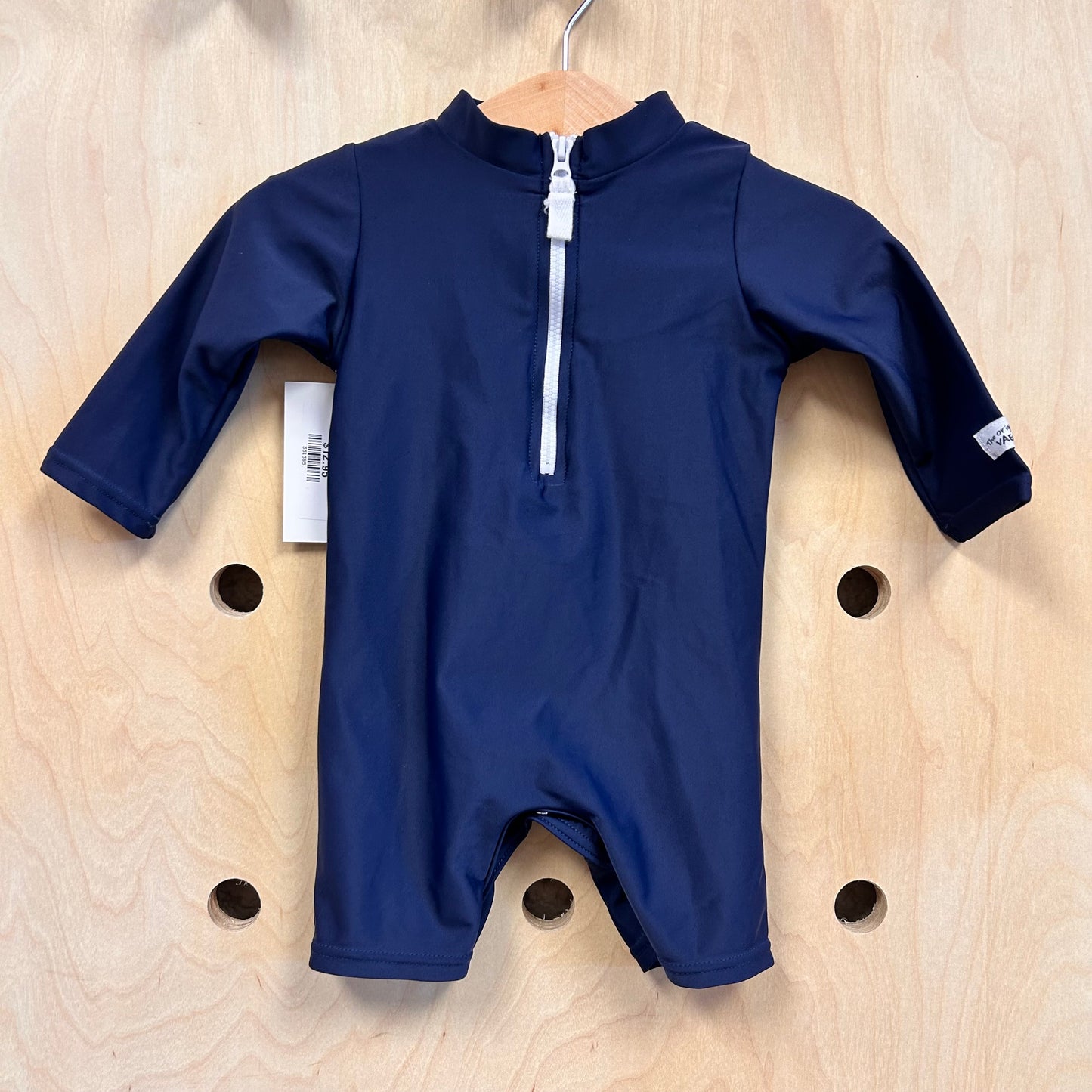 Navy LS Swimsuit