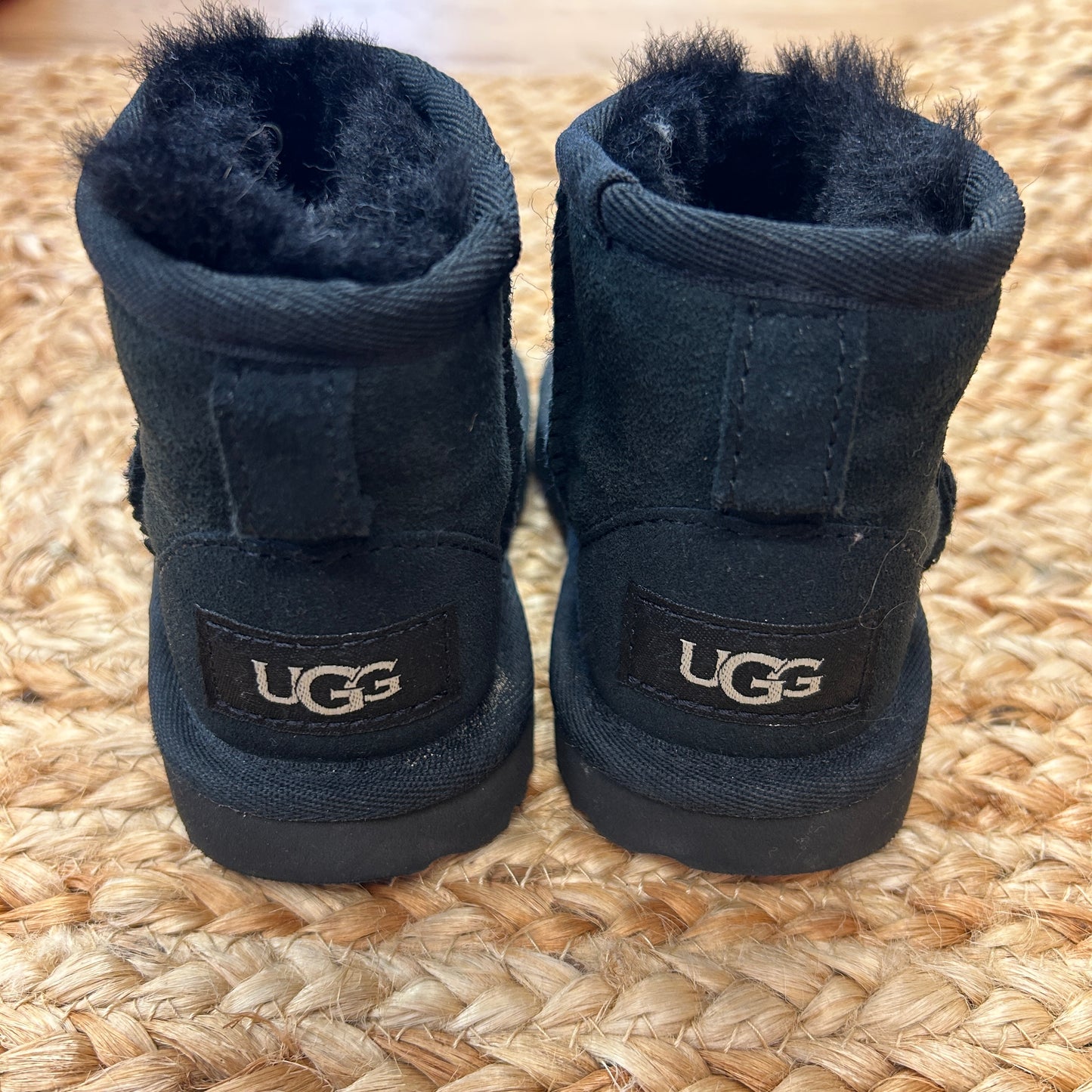 Black Short Lined Boots