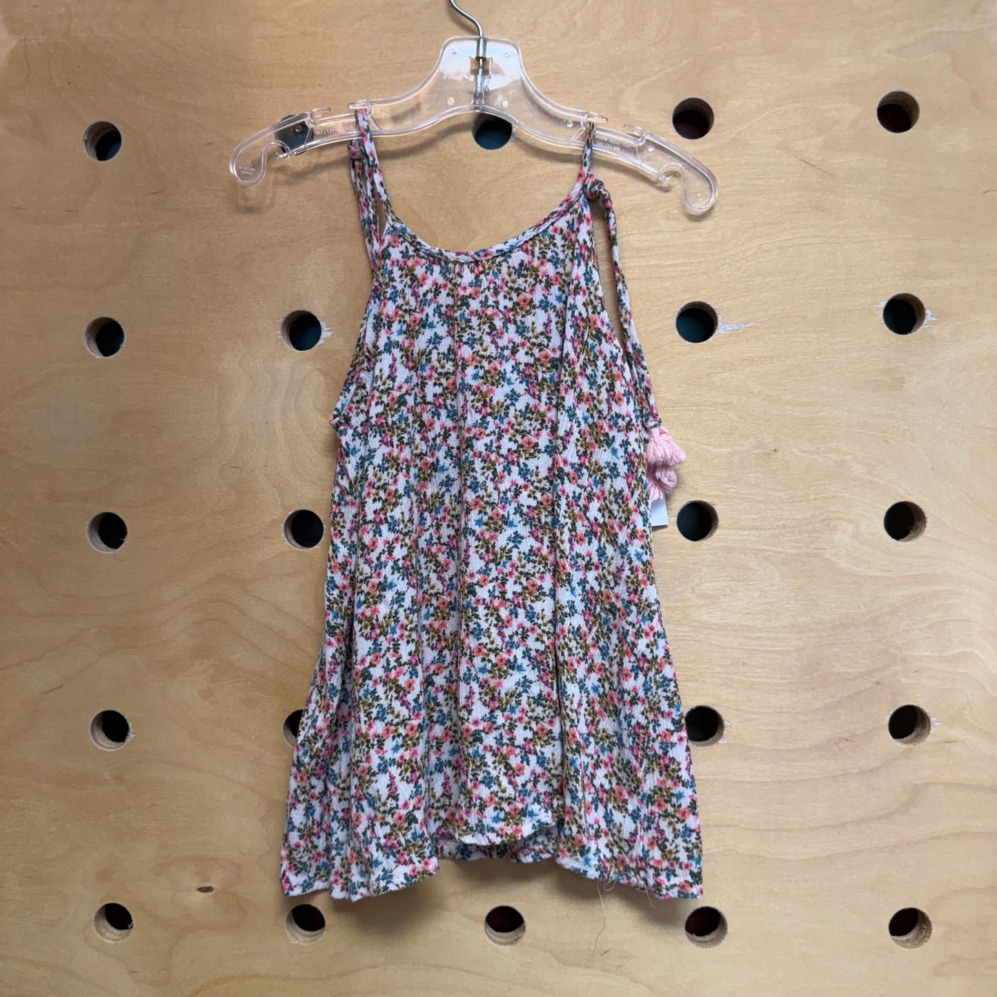 White/Pink Floral Dress