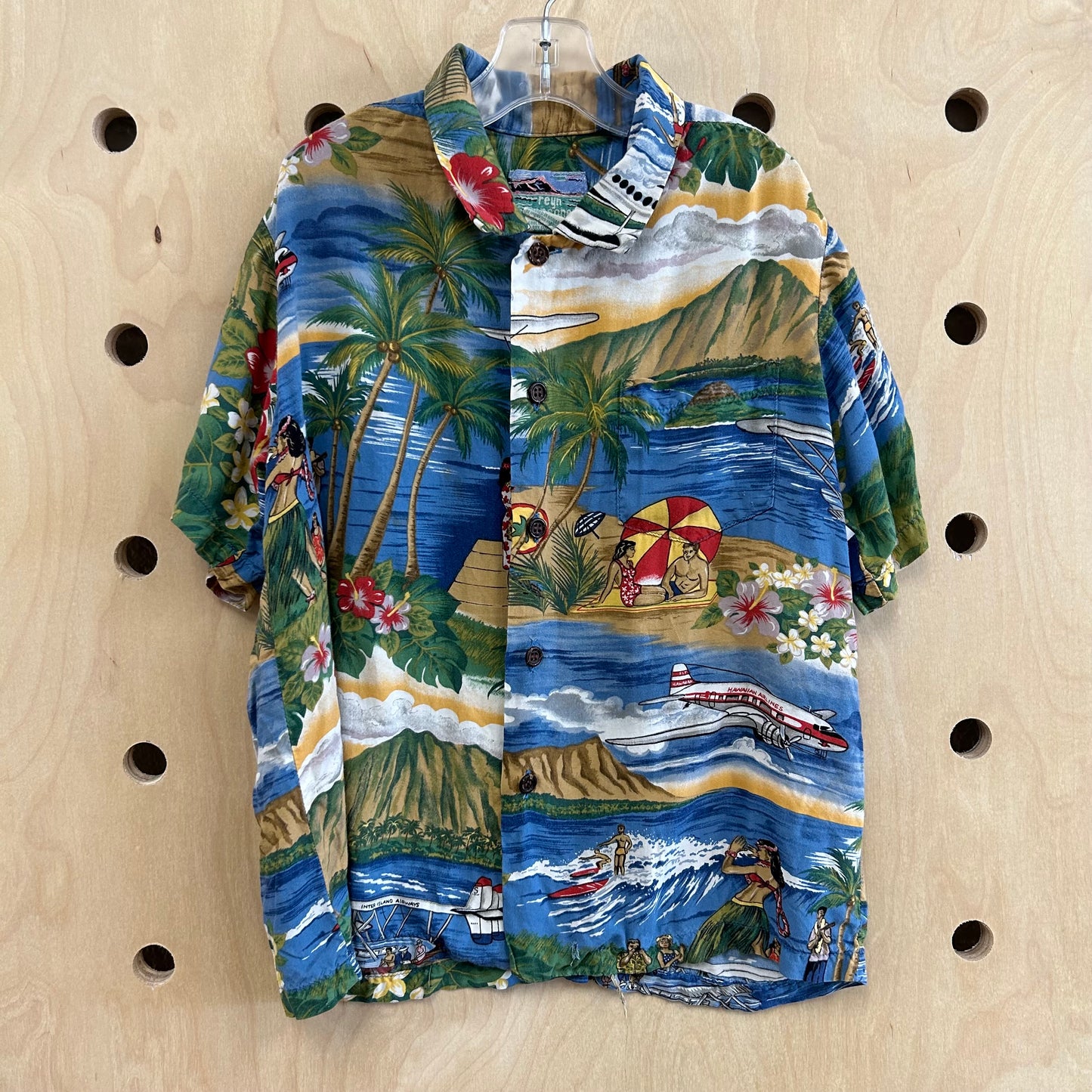 Blue Hawaiian Shirt