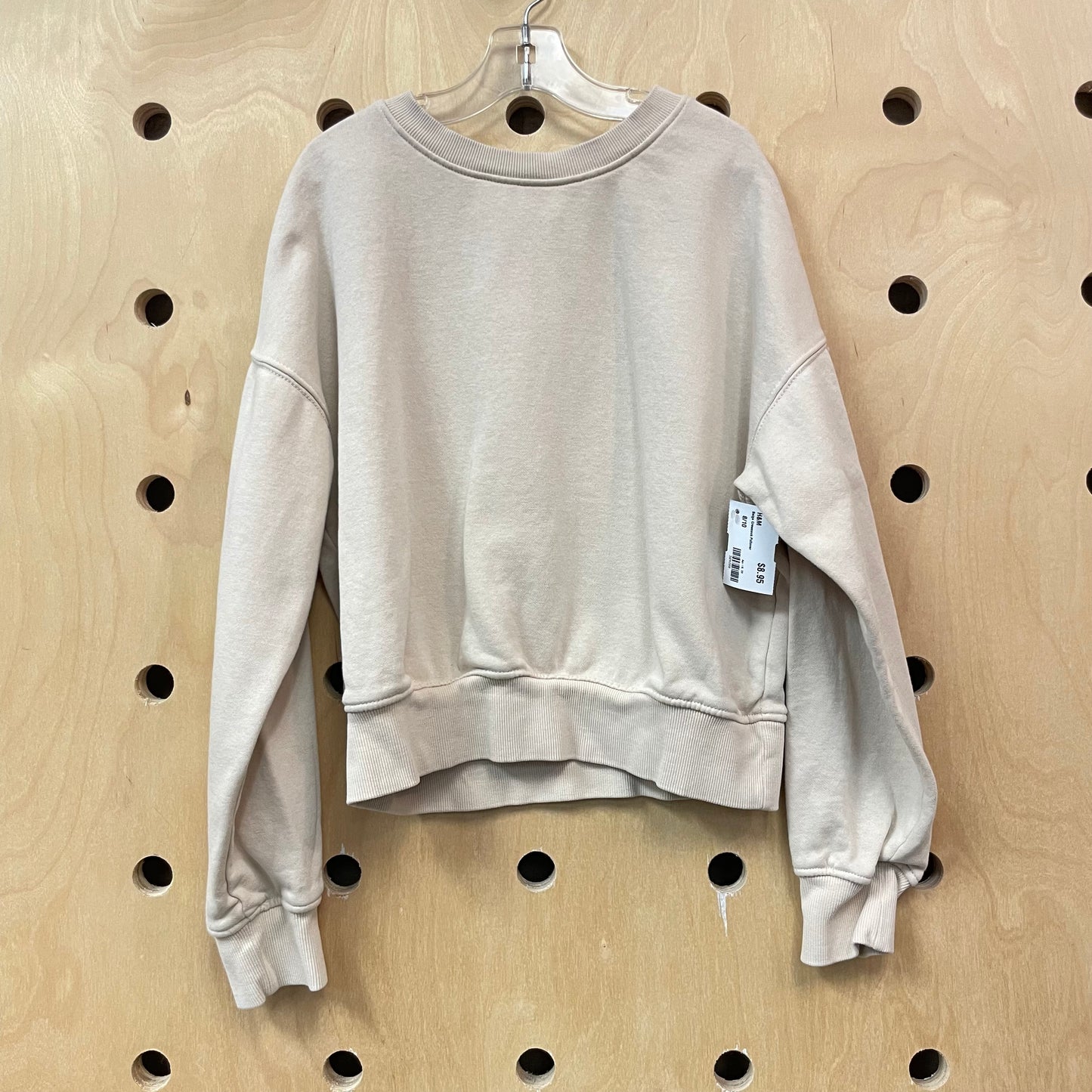 Beige Crewneck Pullover