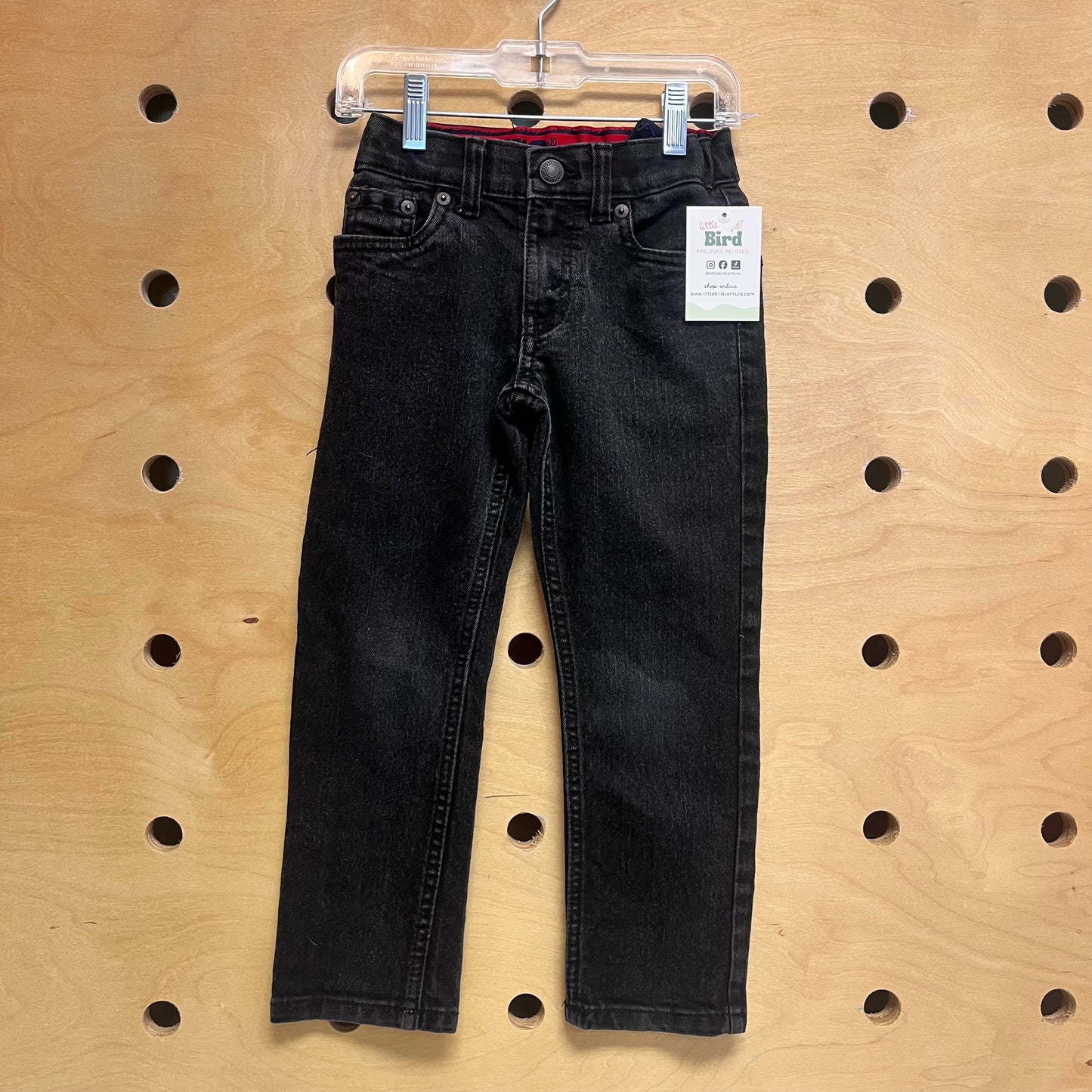 Black Denim Pants