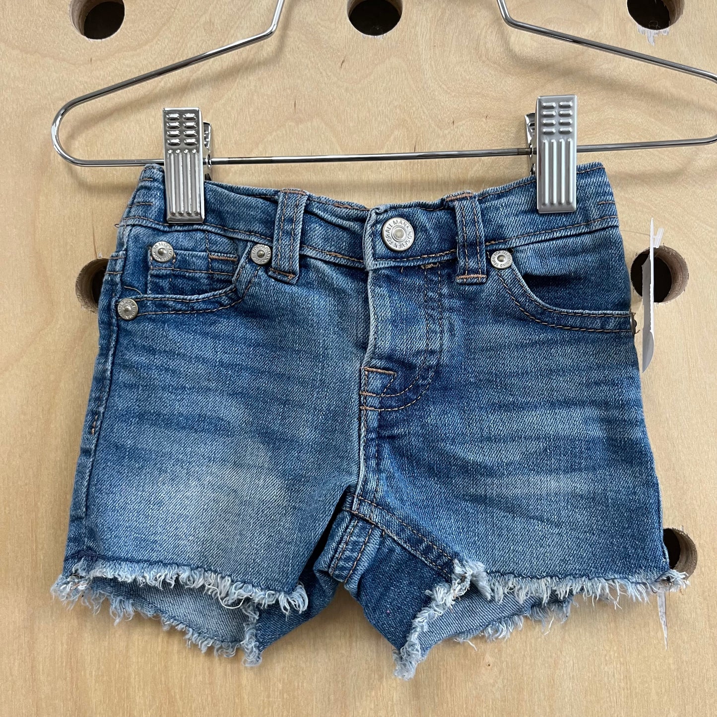 Raw Hem Denim Shorts