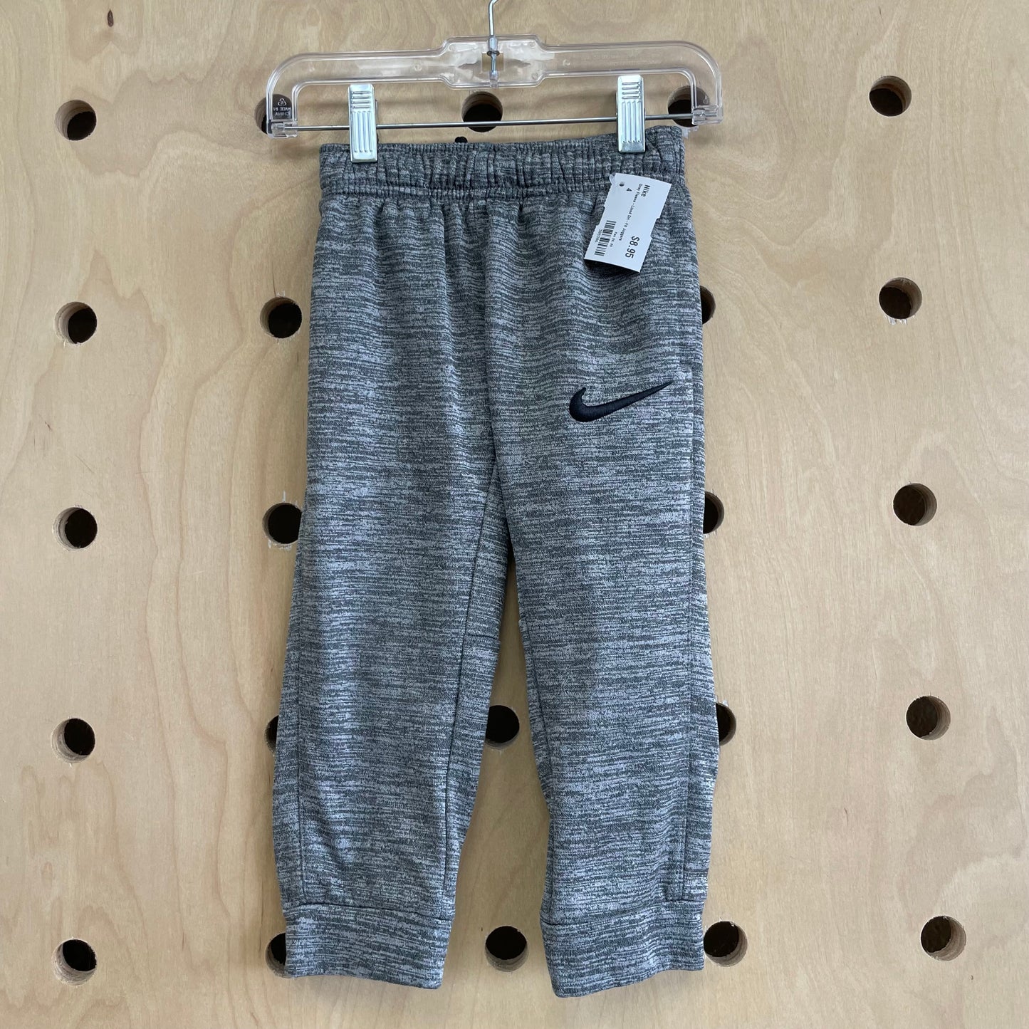 Grey Fleece-Lined Dri-Fit Joggers