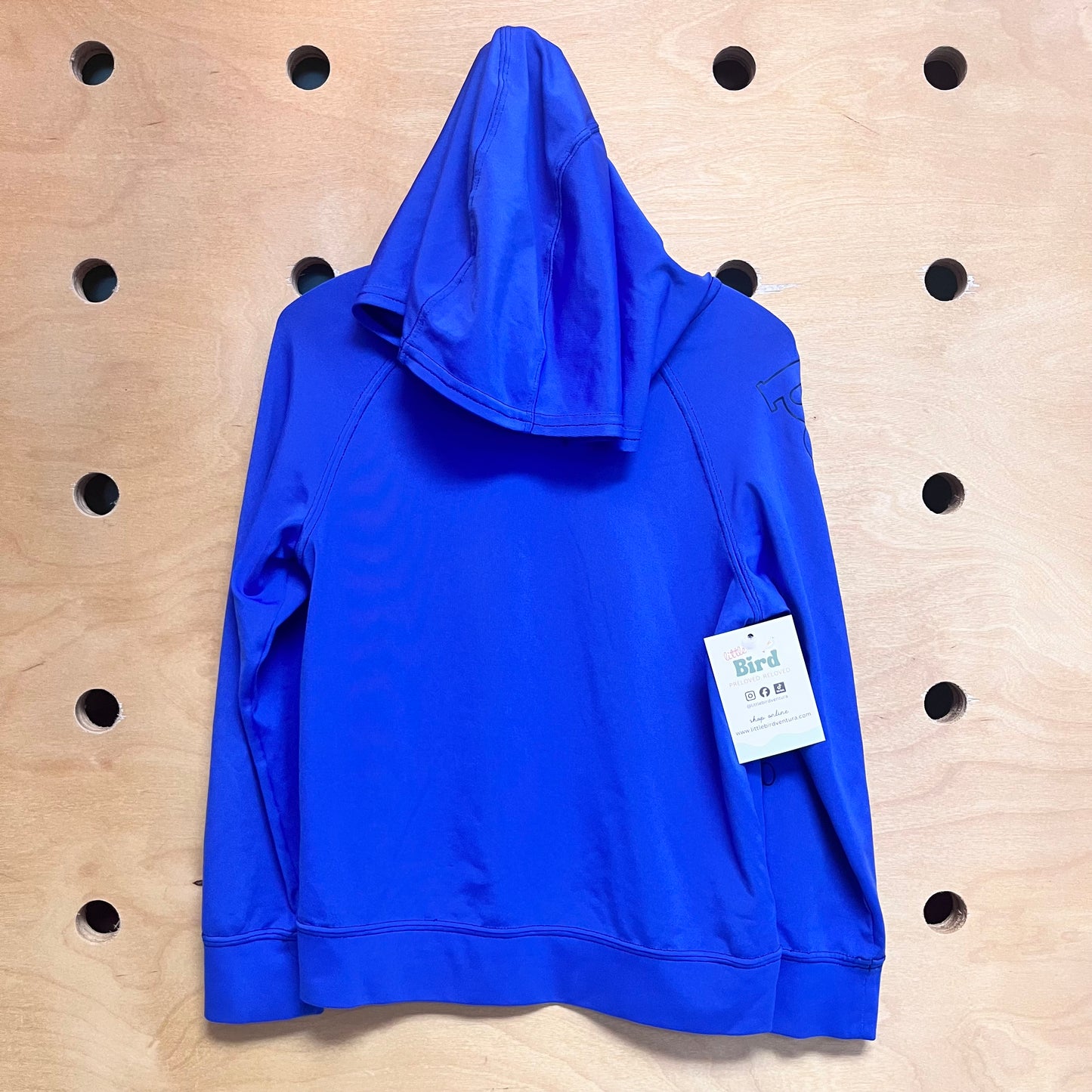 Blue Capiline Hooded LS