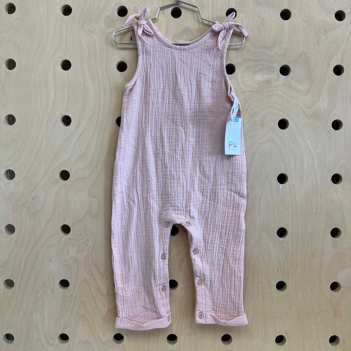 Dusty Pink Muslin Romper NEW!