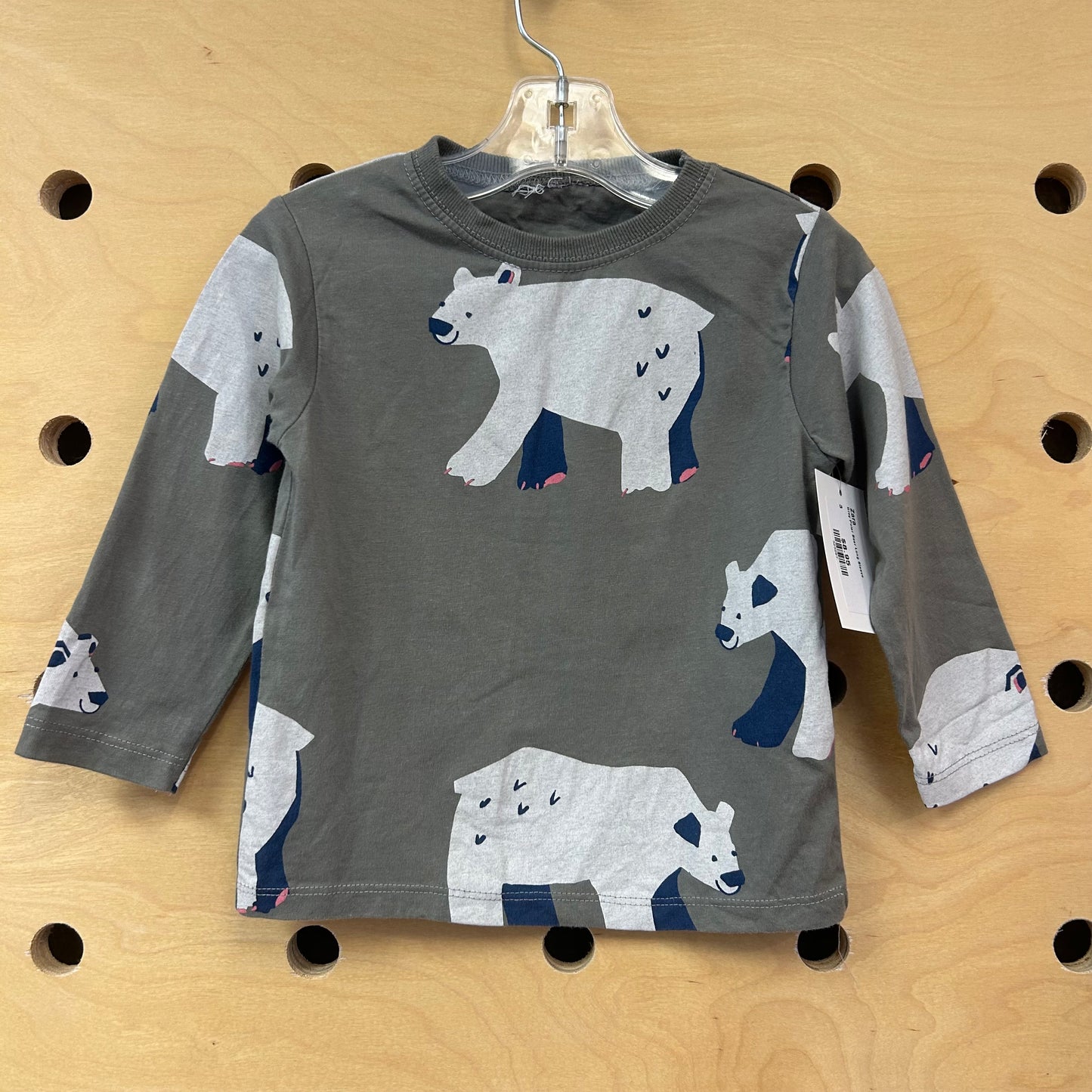 Grey Polar Bear Long Sleeve