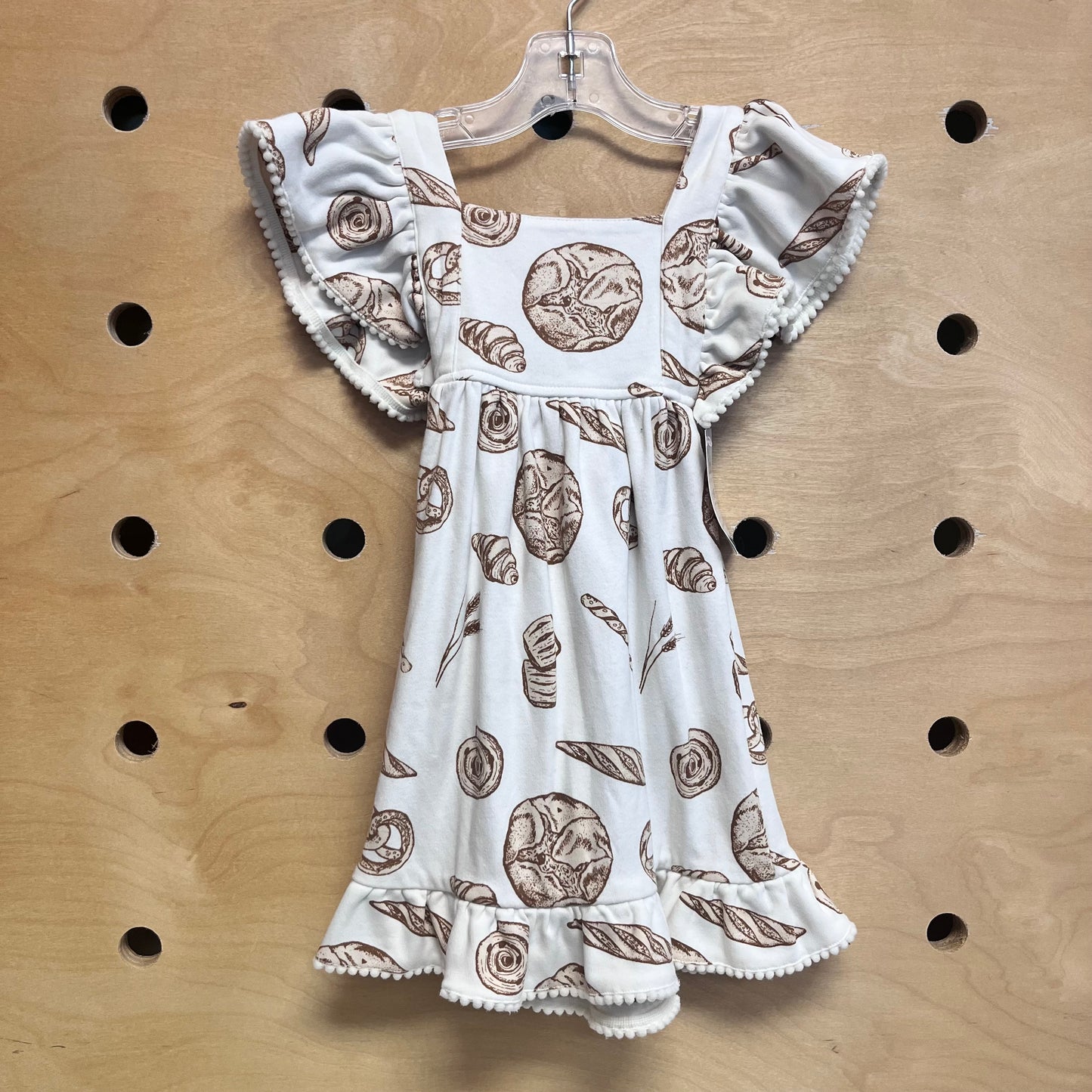 Organic Cream Bakery Foods Dress