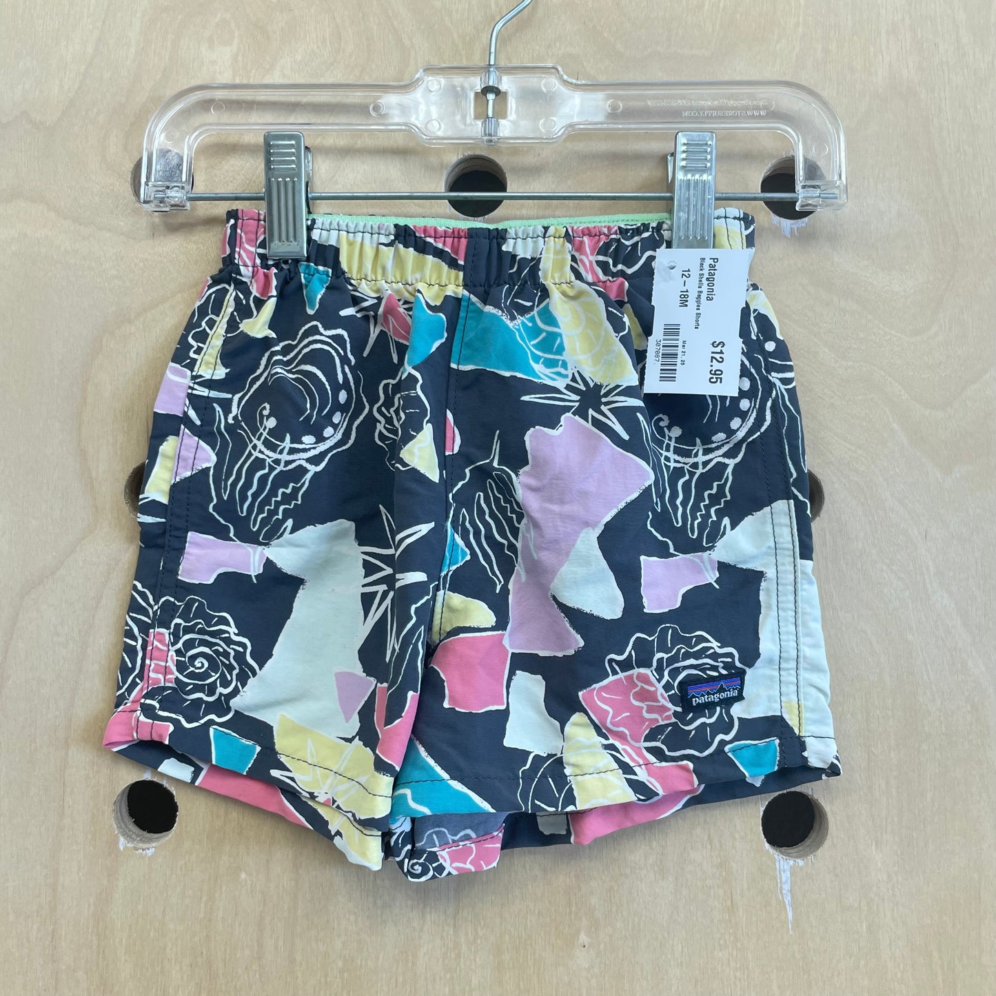 Black Shells Baggies Shorts