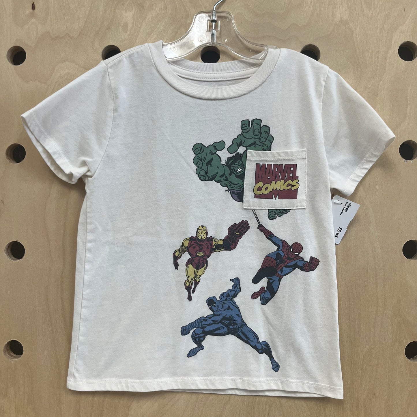 White Marvel Tee