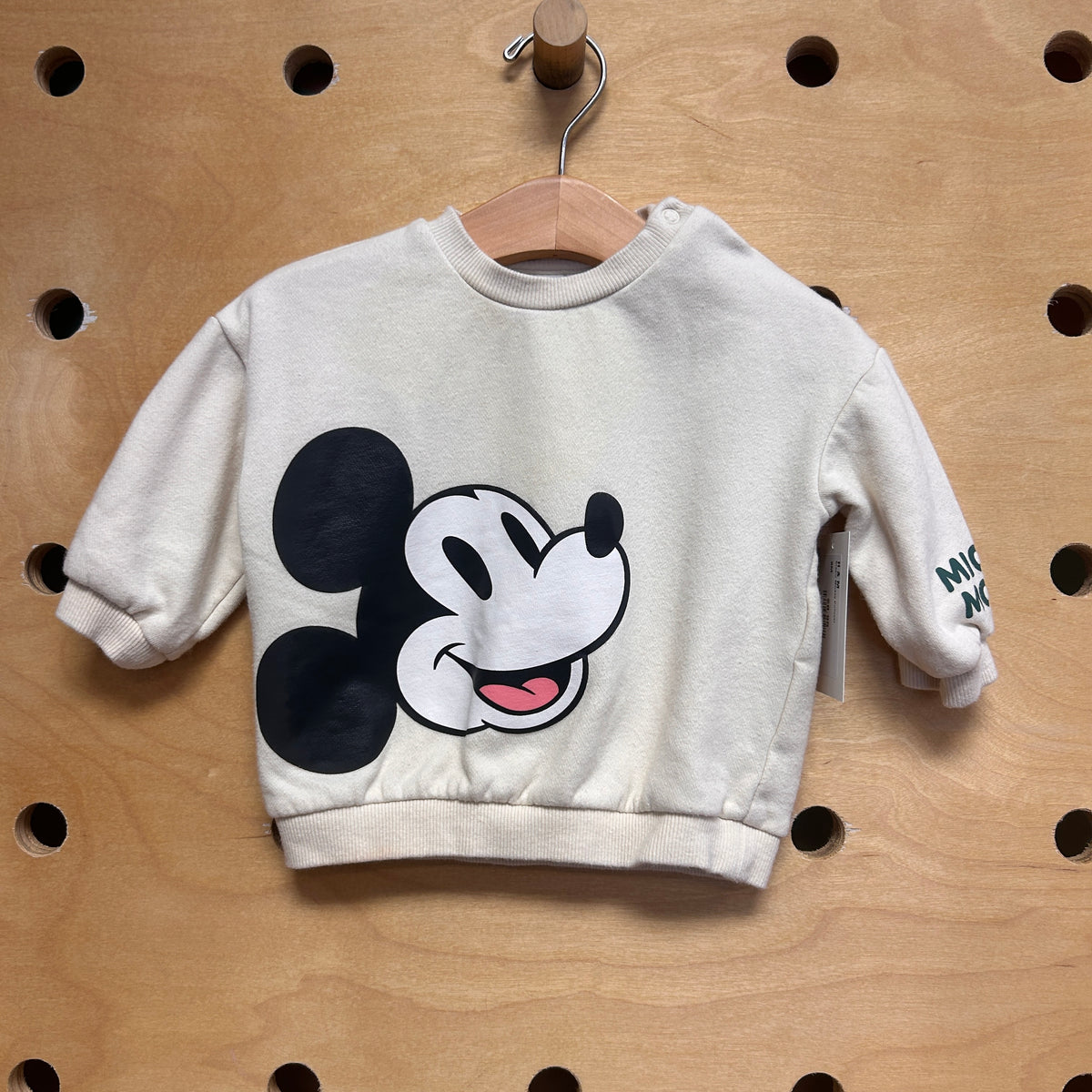Cream Mickey Pullover