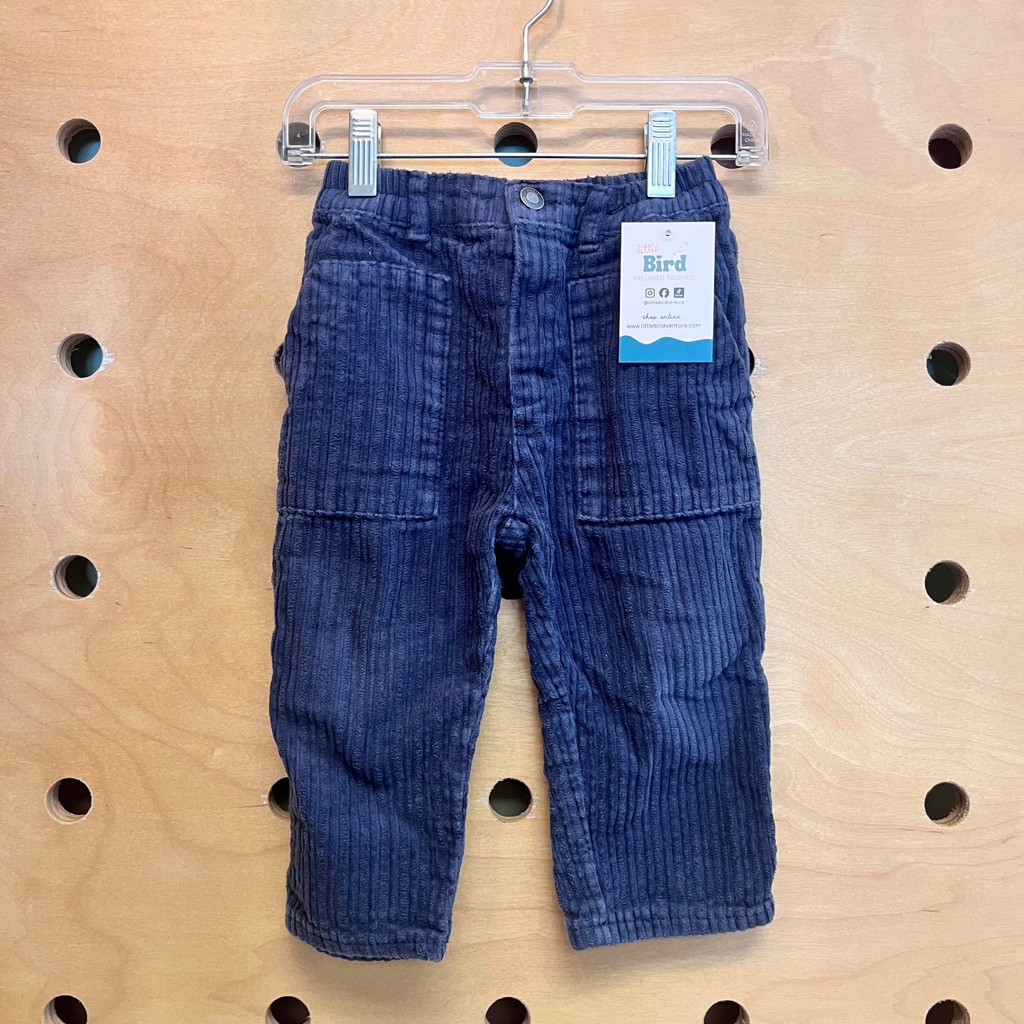 Navy Pull On Cords