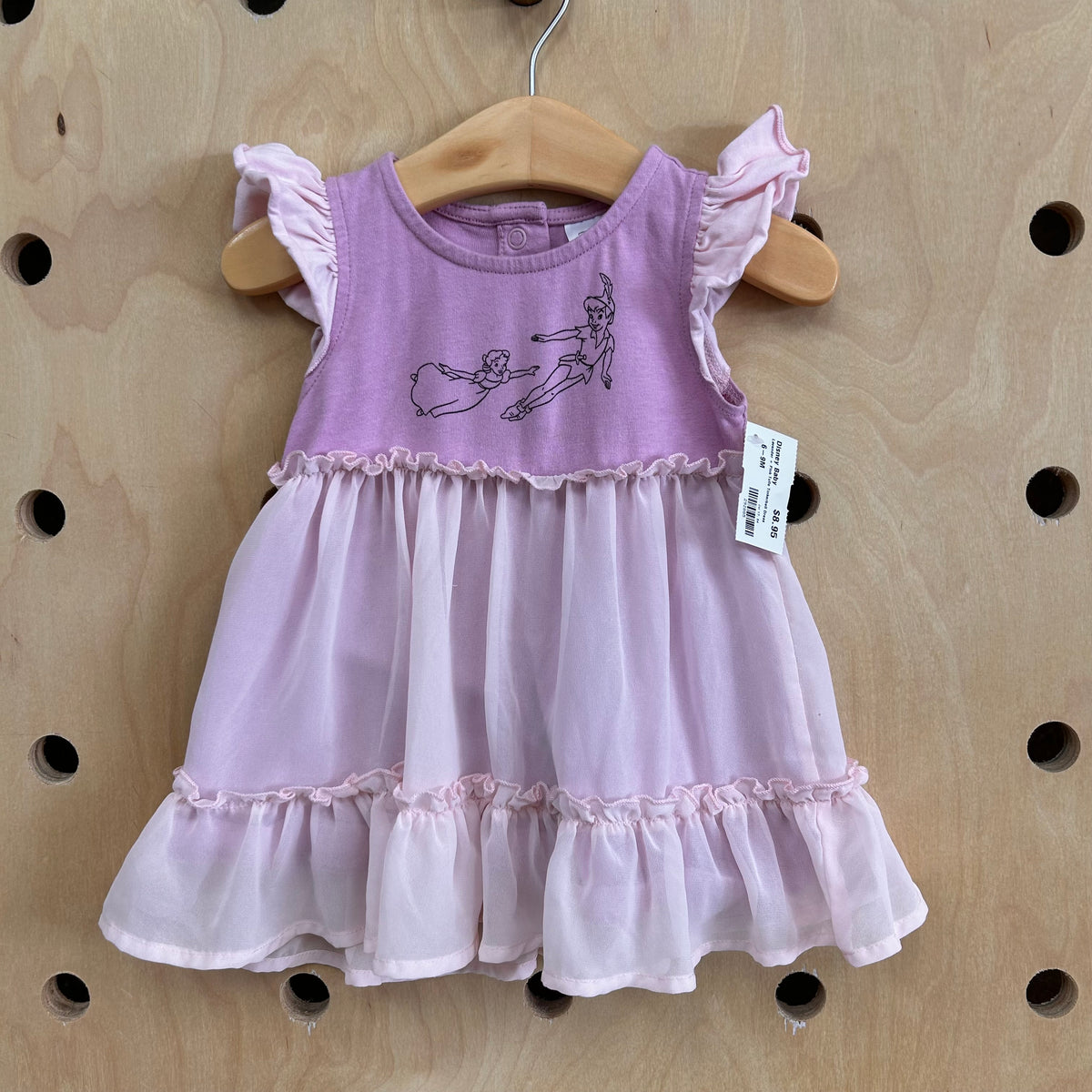 Lavender + Pink Tulle Tinkerbell Dress