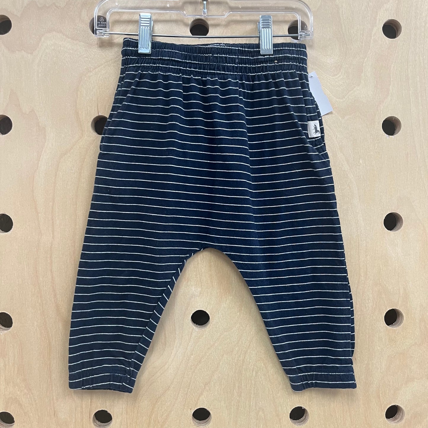 Blue Striped Harem Pants