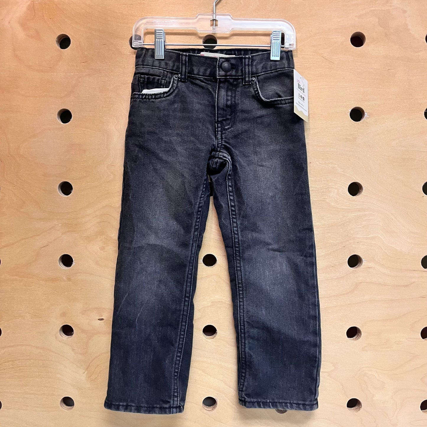 Black Straight Leg Denim
