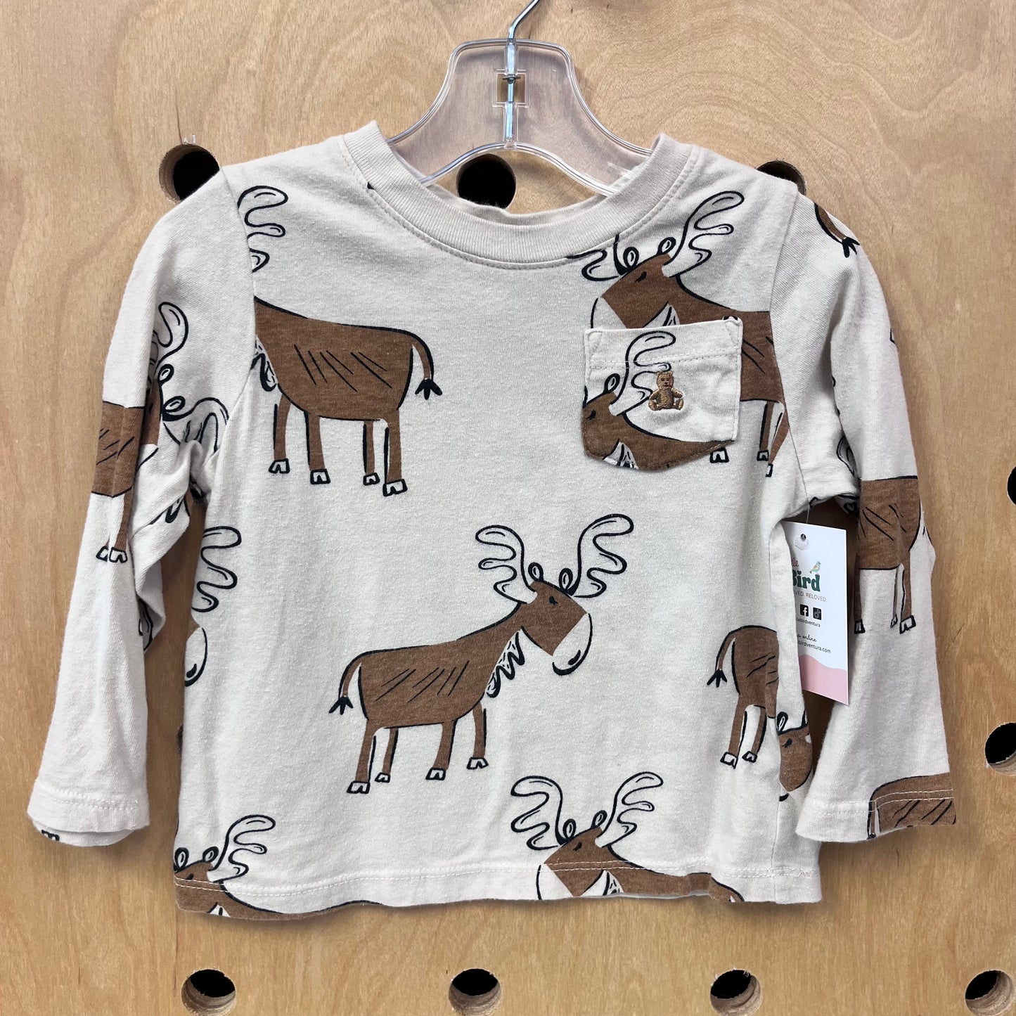 Cream Moose Organic Long Sleeve