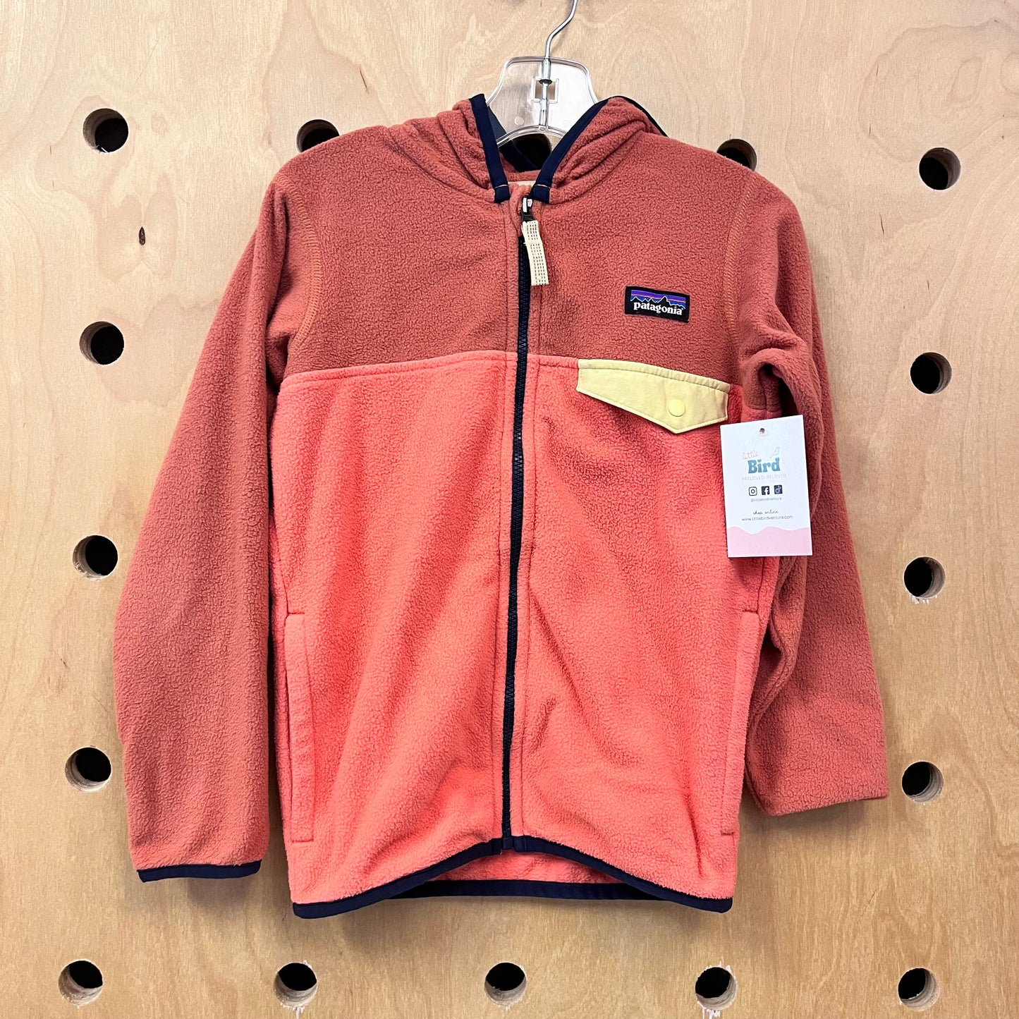 Burnt Orange Micro D Snap T Jacket