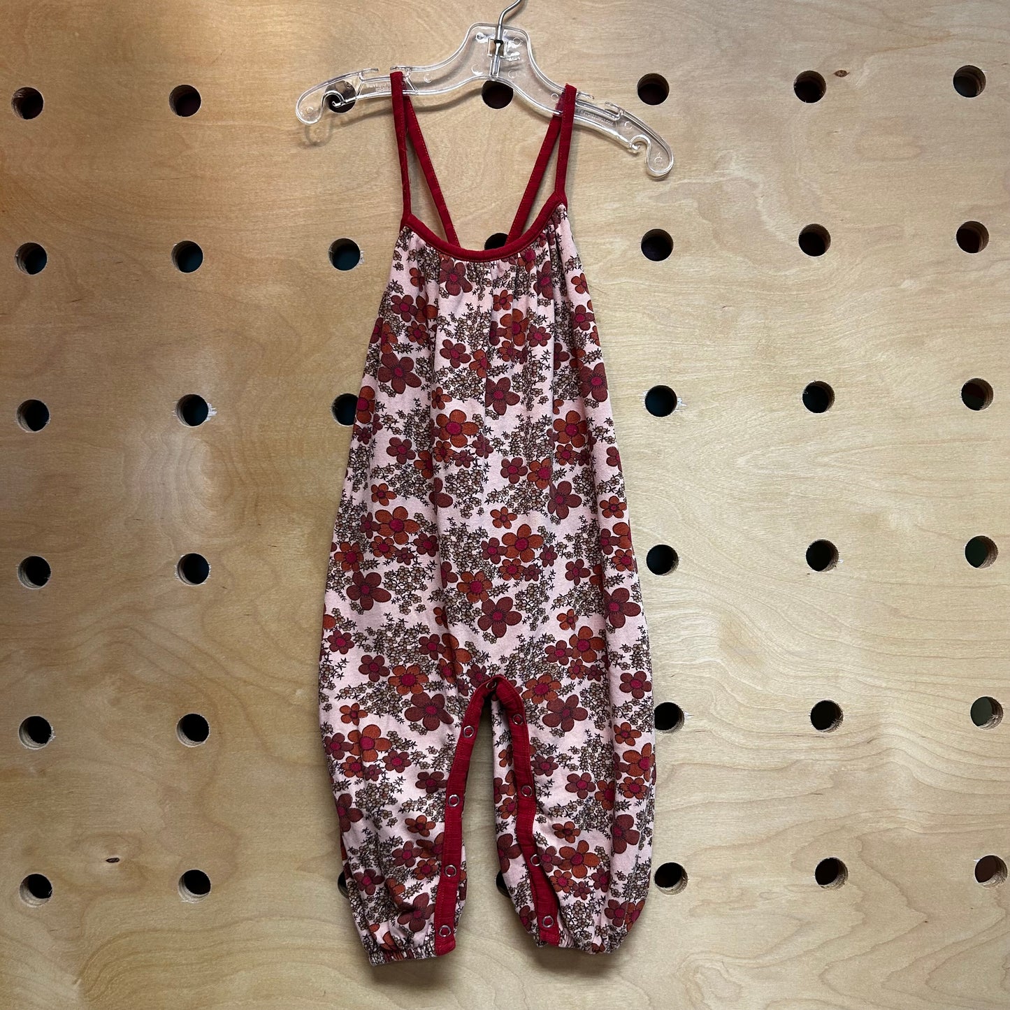 Organic Soft-Lined Floral Romper